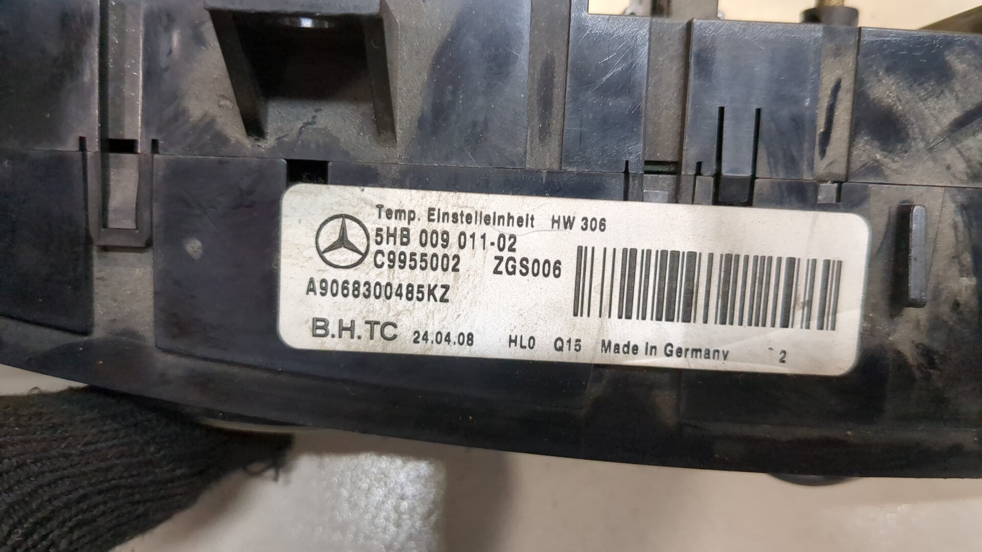 Переключатель отопителя