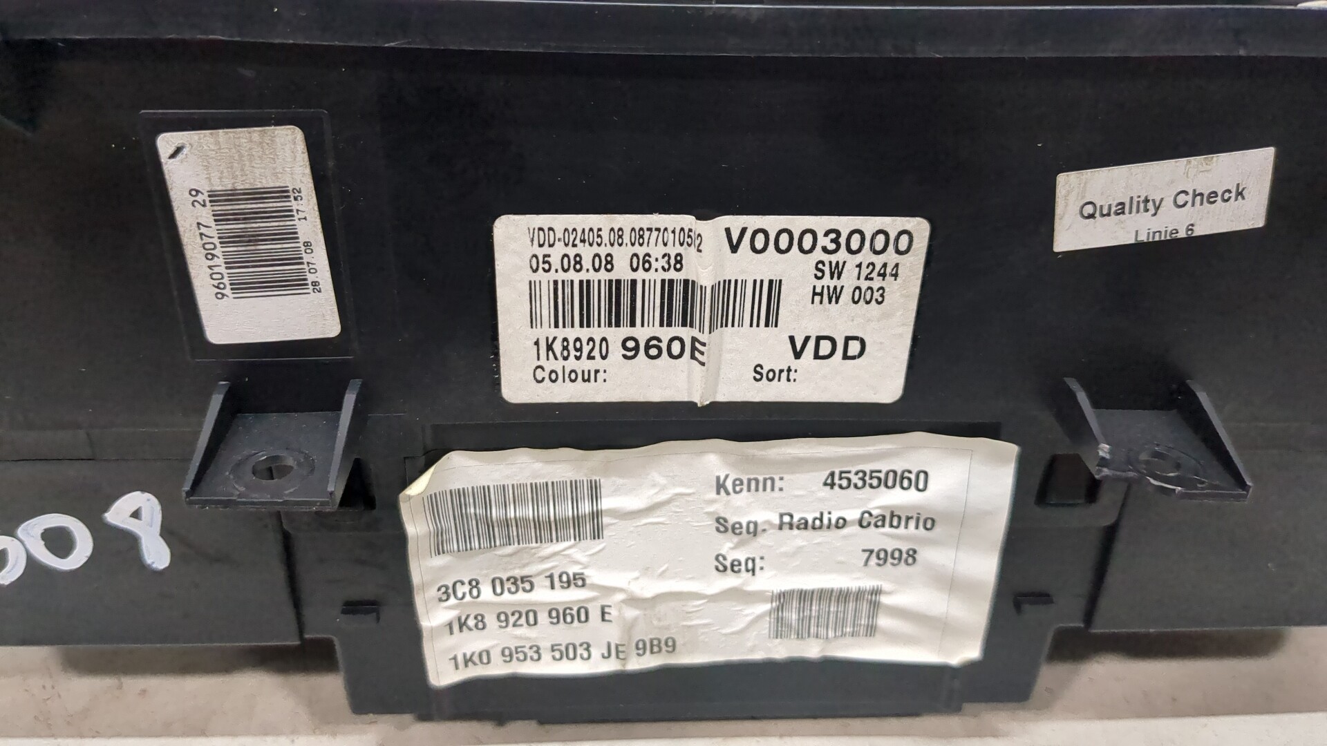 Панель приборов