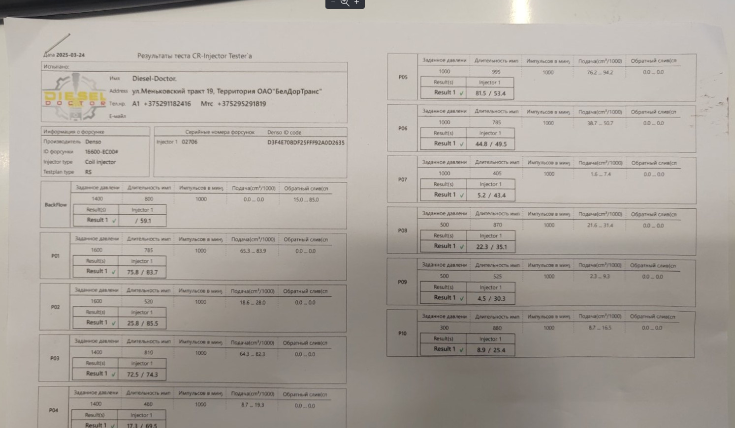 Форсунка дизельная электрическая