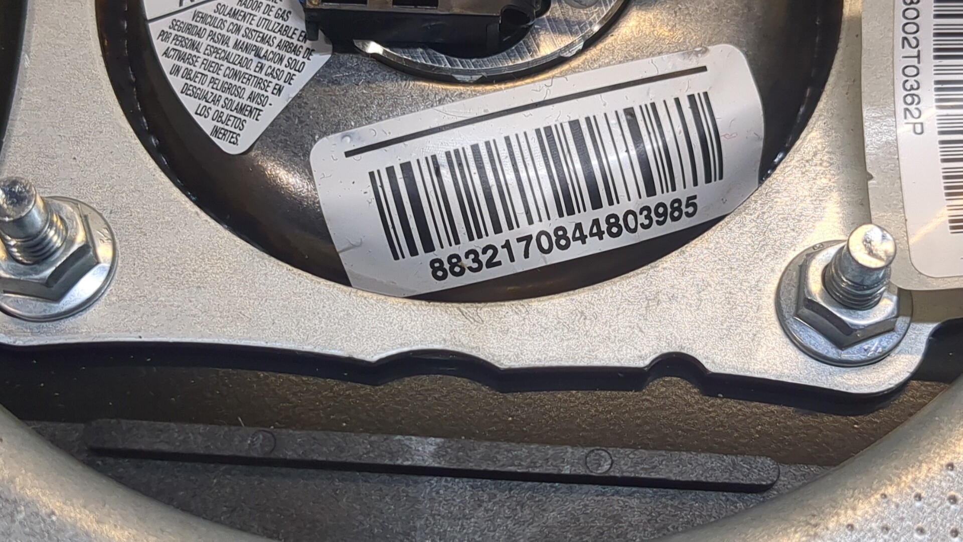 Подушка безопасности в рулевое колесо