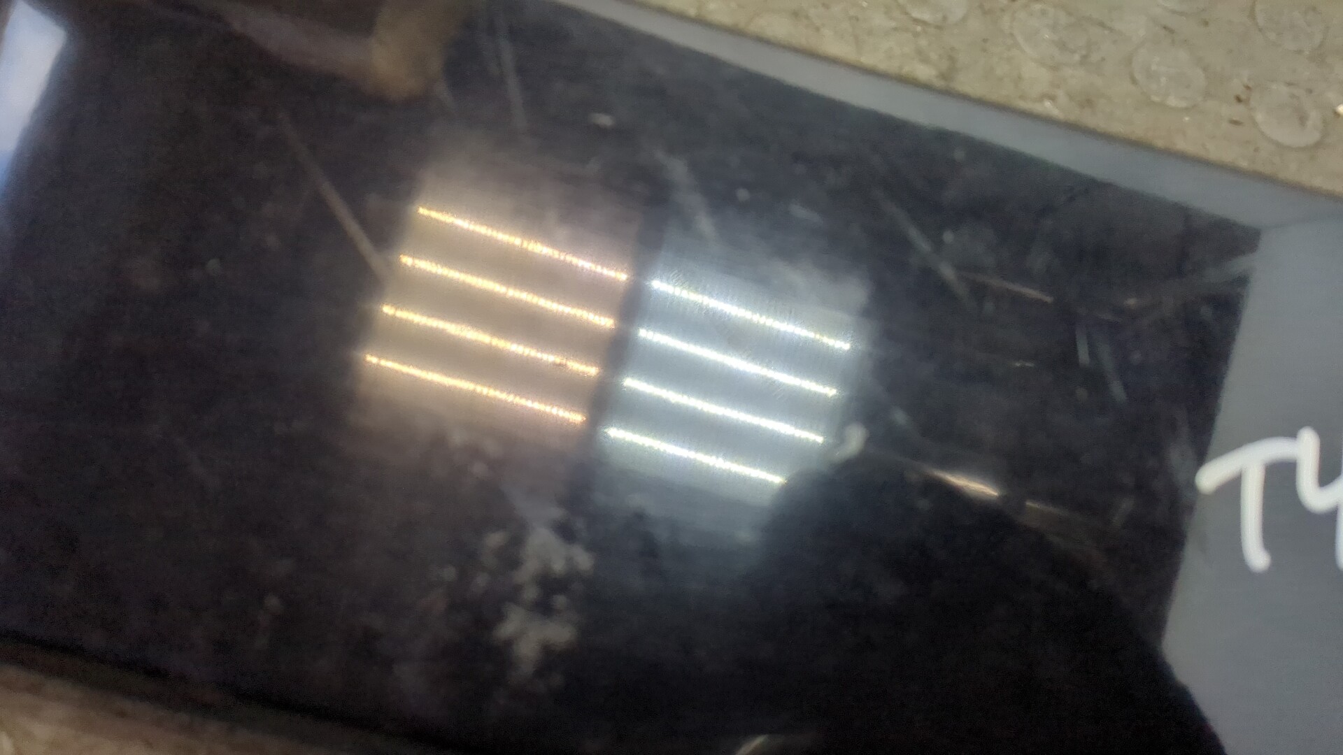 Спойлер переднего бампера