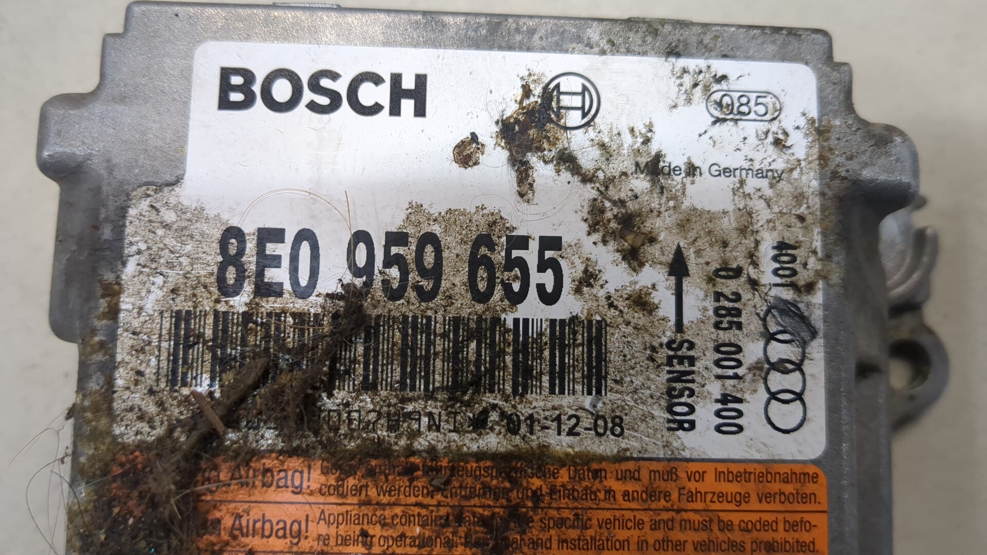 Блок управления подушек безопасности (AIR BAG)