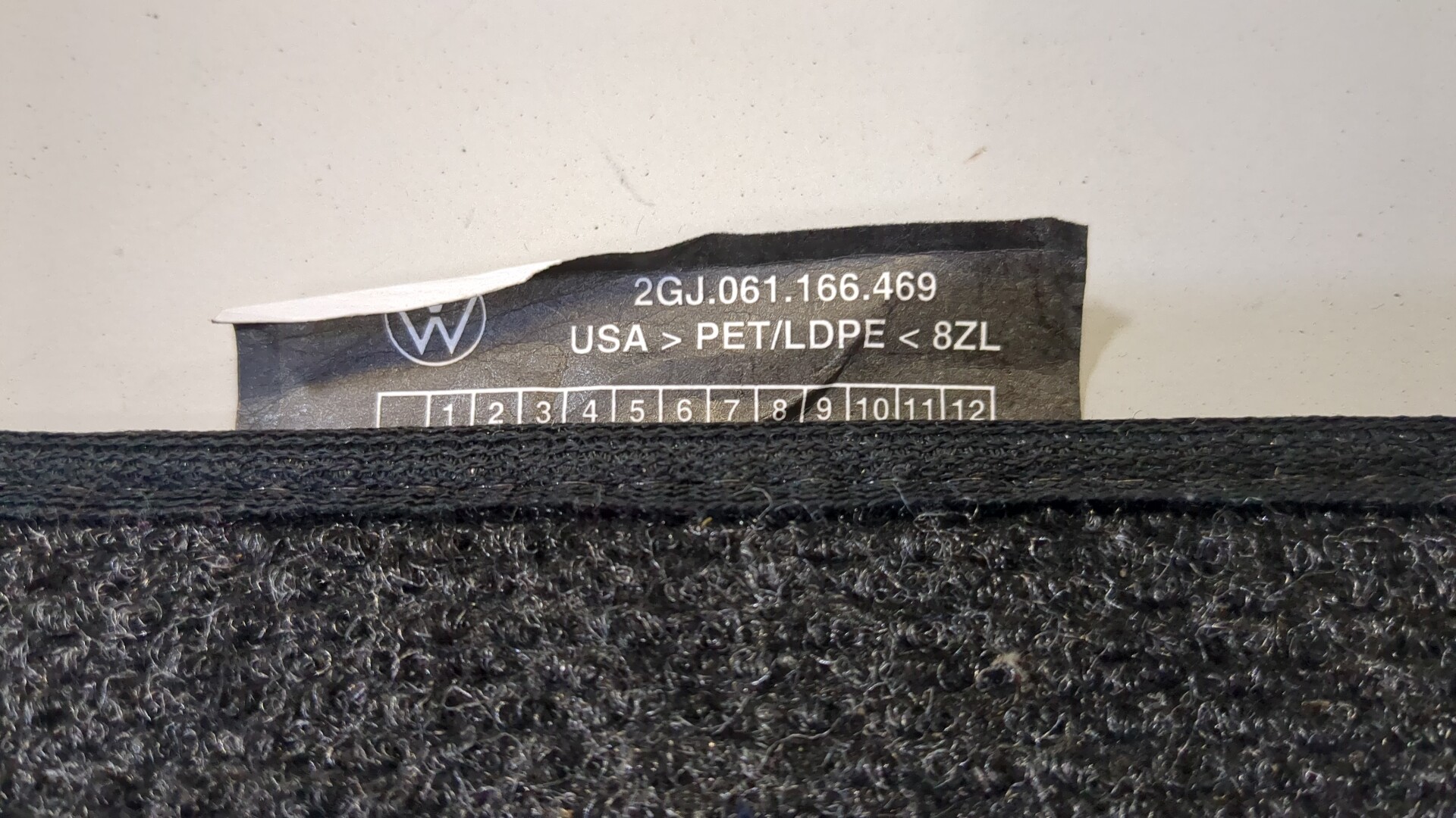 Коврик бардачка