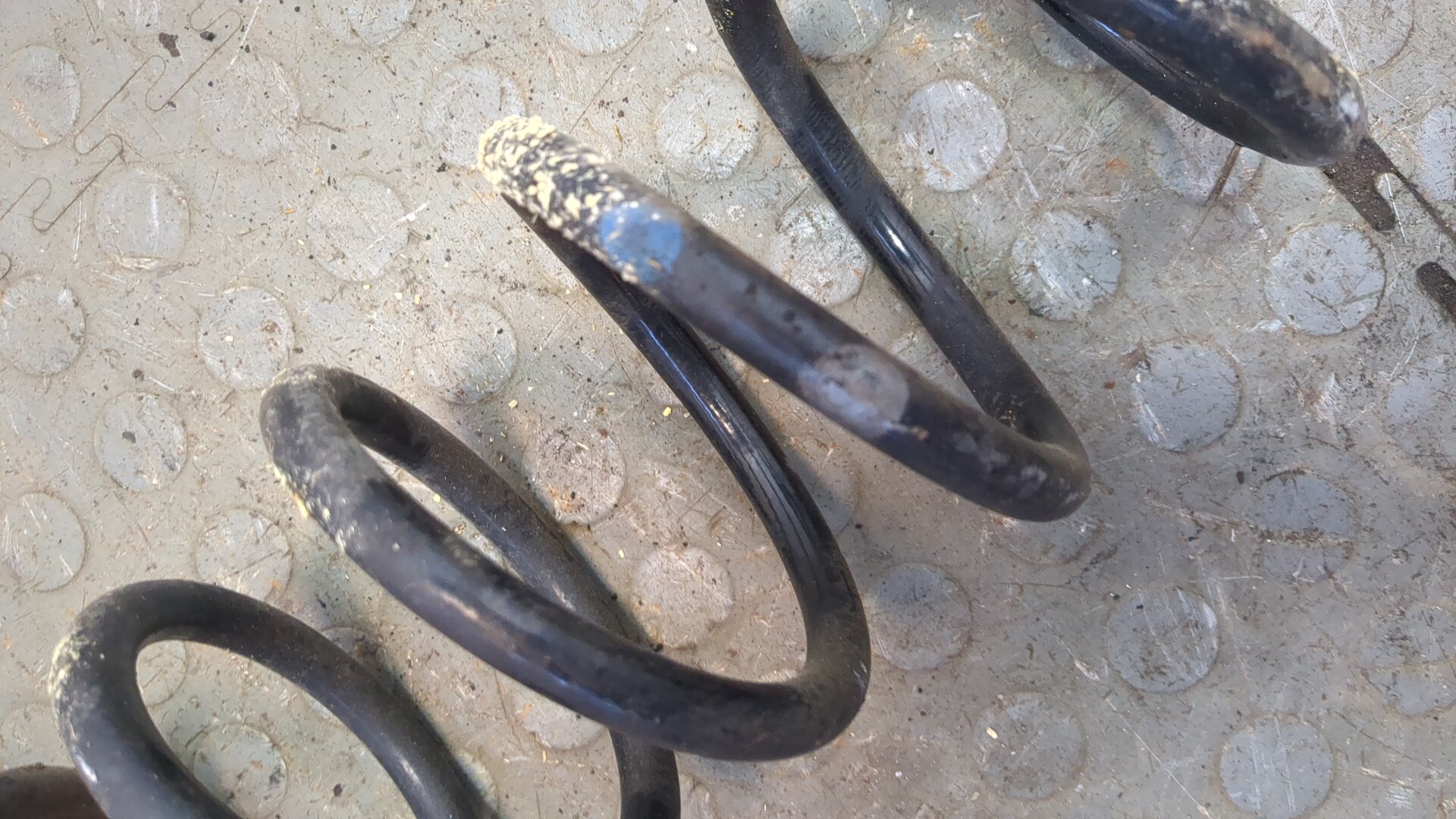 Пружина задняя