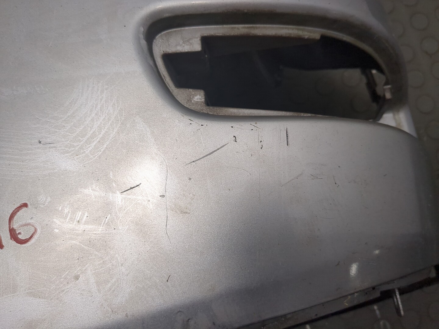 Накладка заднего бампера левая