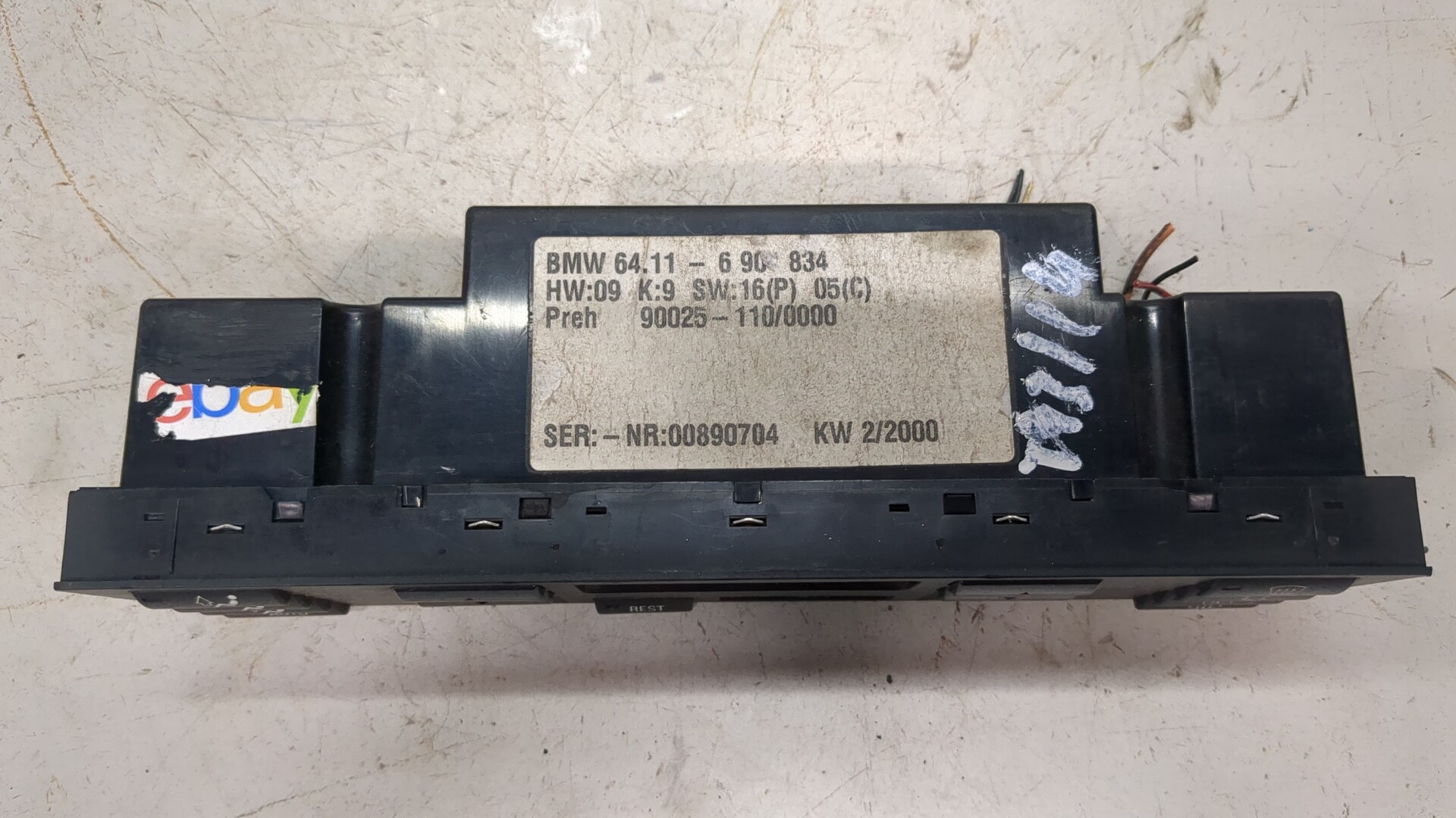 Переключатель отопителя