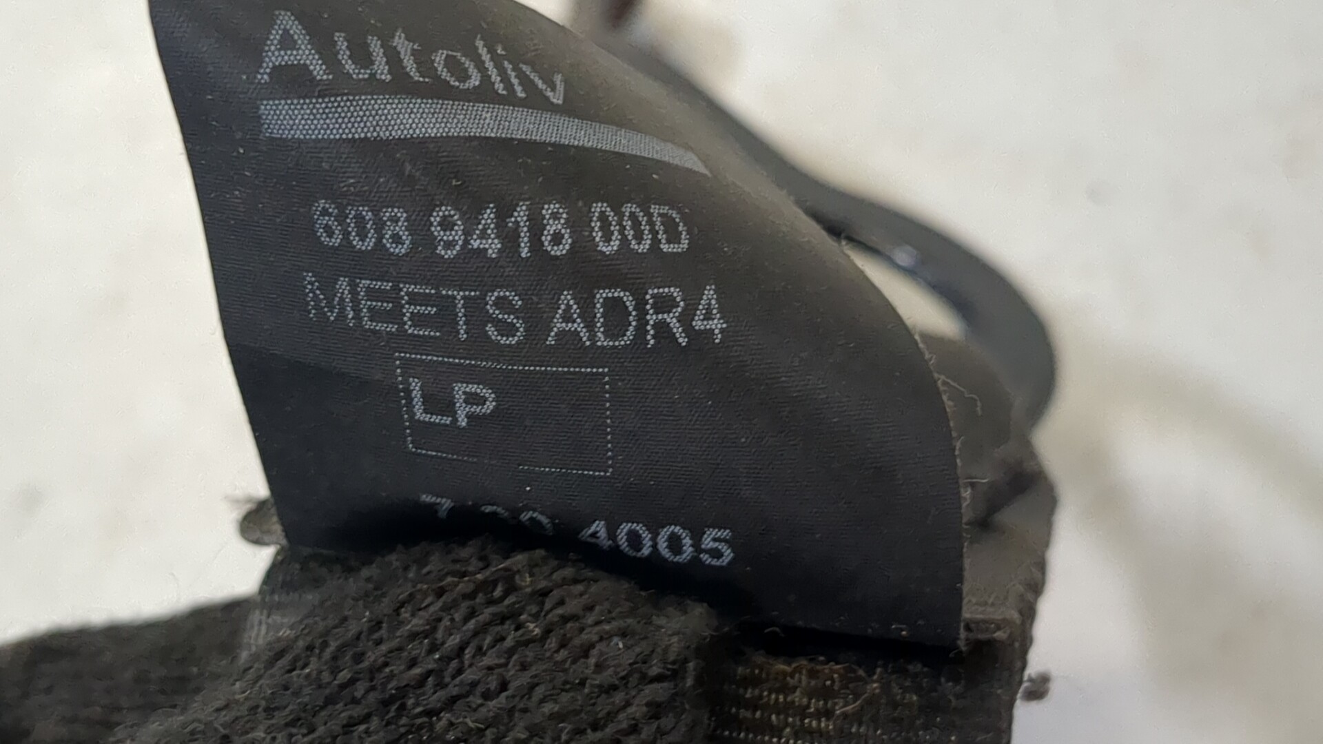 Ремень безопасности