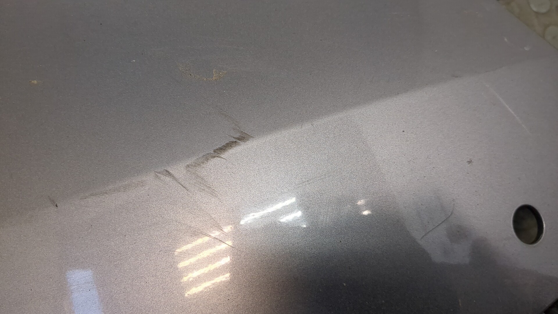 Накладка заднего бампера левая