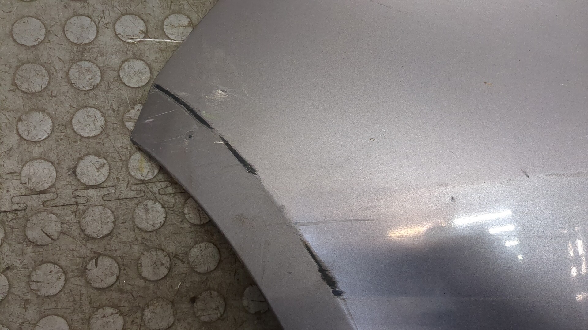 Накладка заднего бампера левая