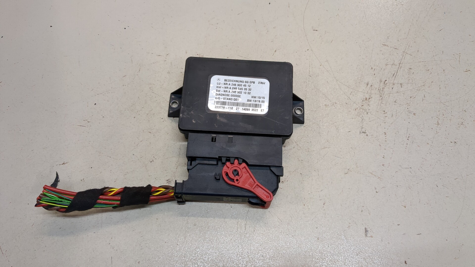 Блок управления парковочным тормозом