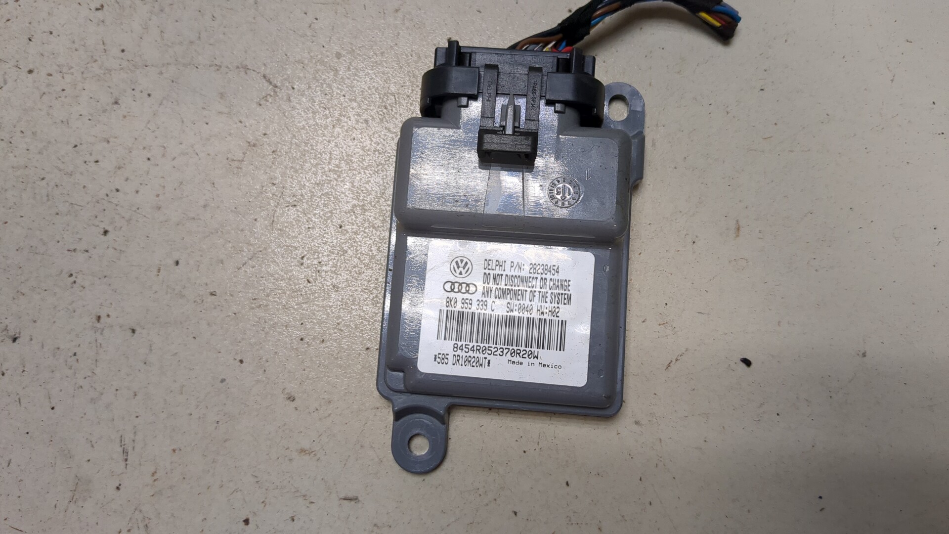 Блок управления сиденьем