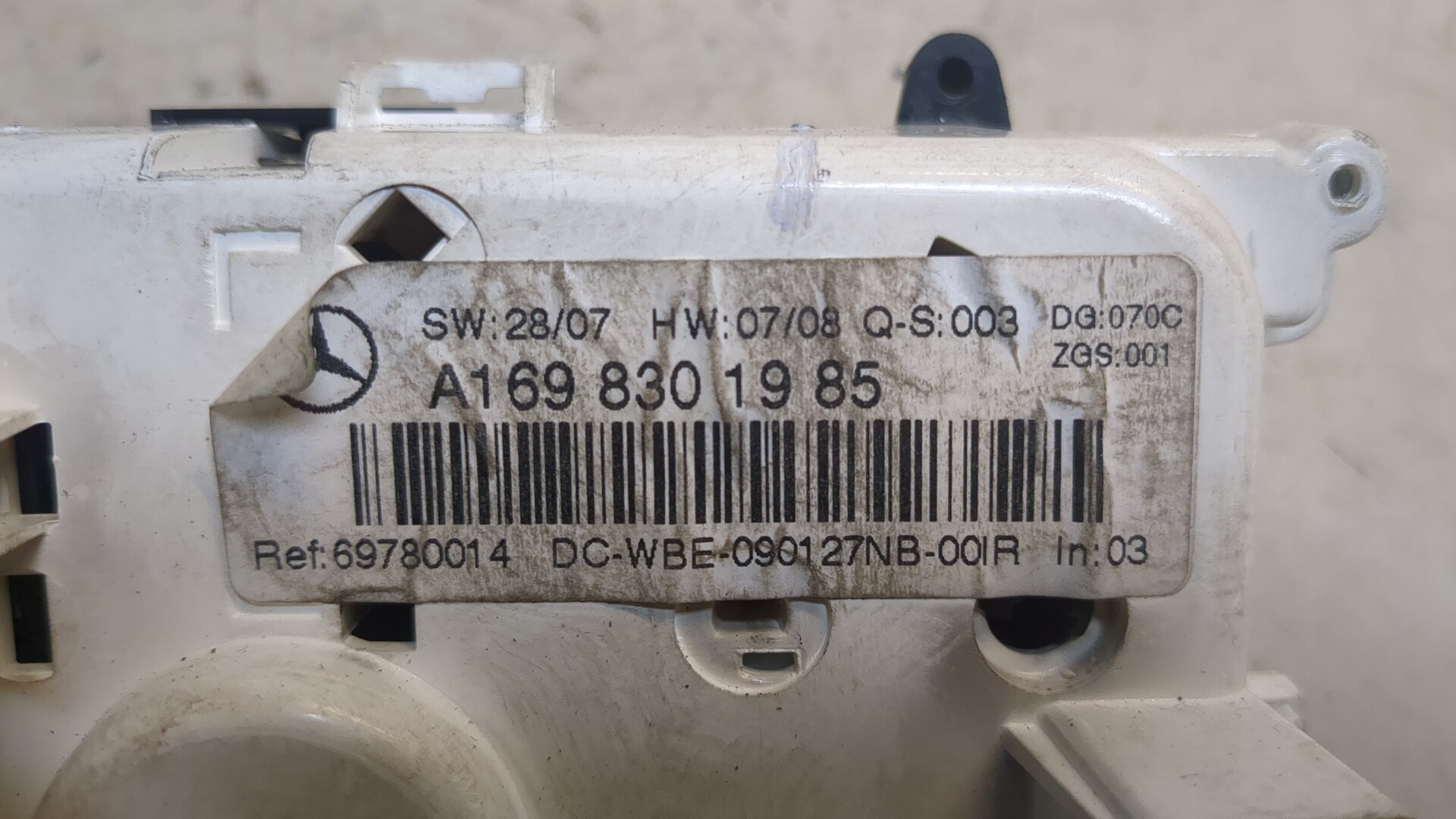 Переключатель отопителя