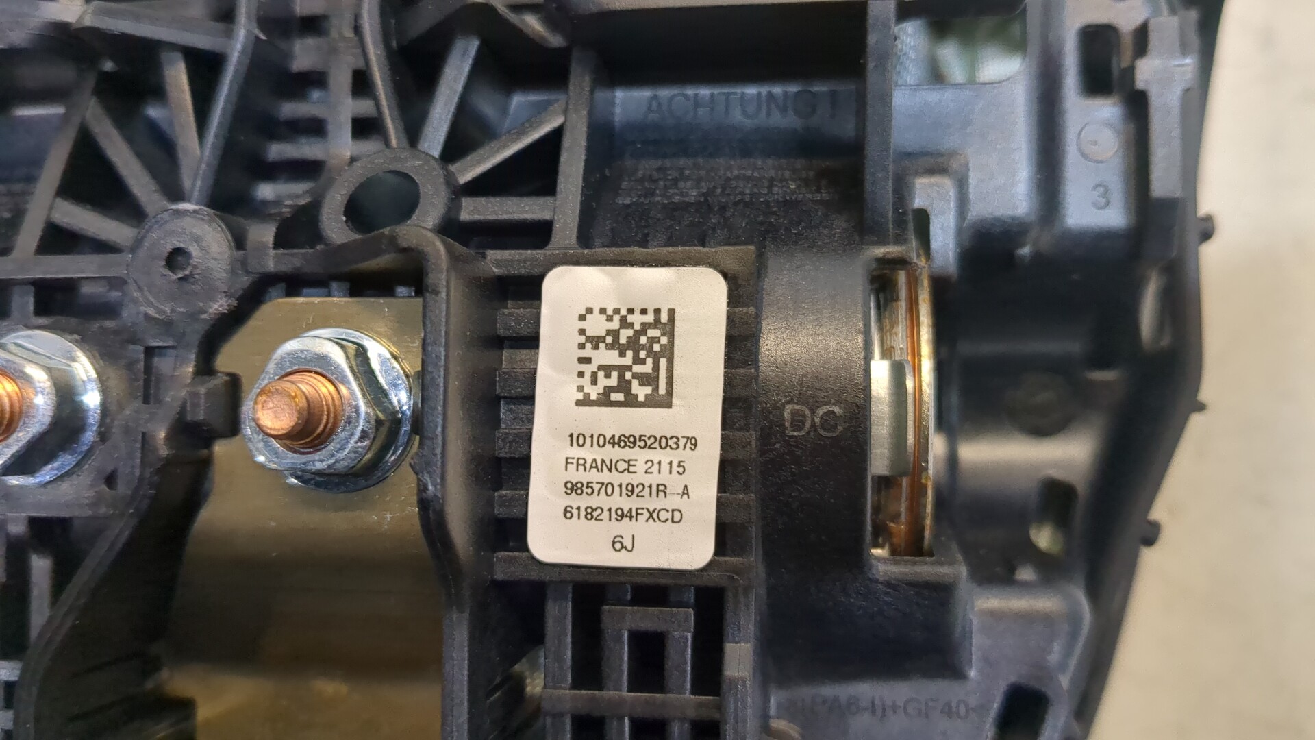 Подушка безопасности в рулевое колесо