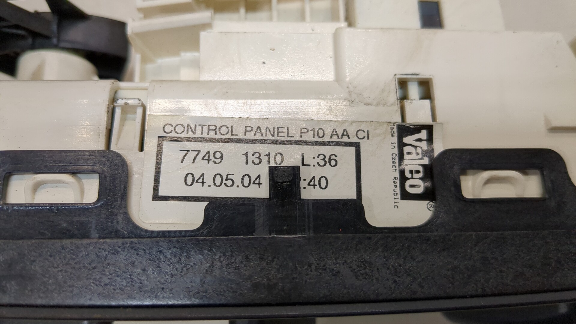 Переключатель отопителя