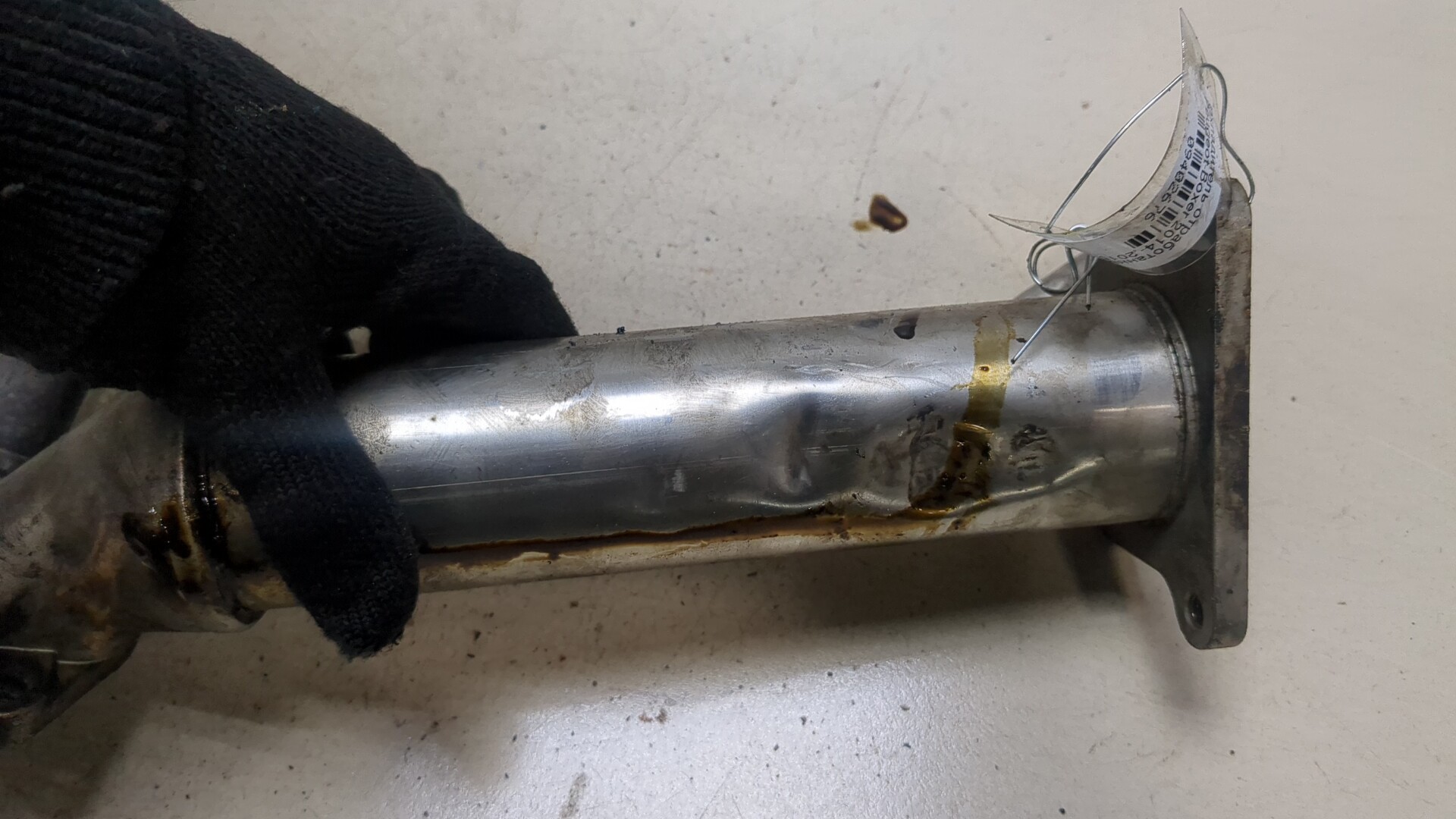 Тройник вентиляции картерных газов