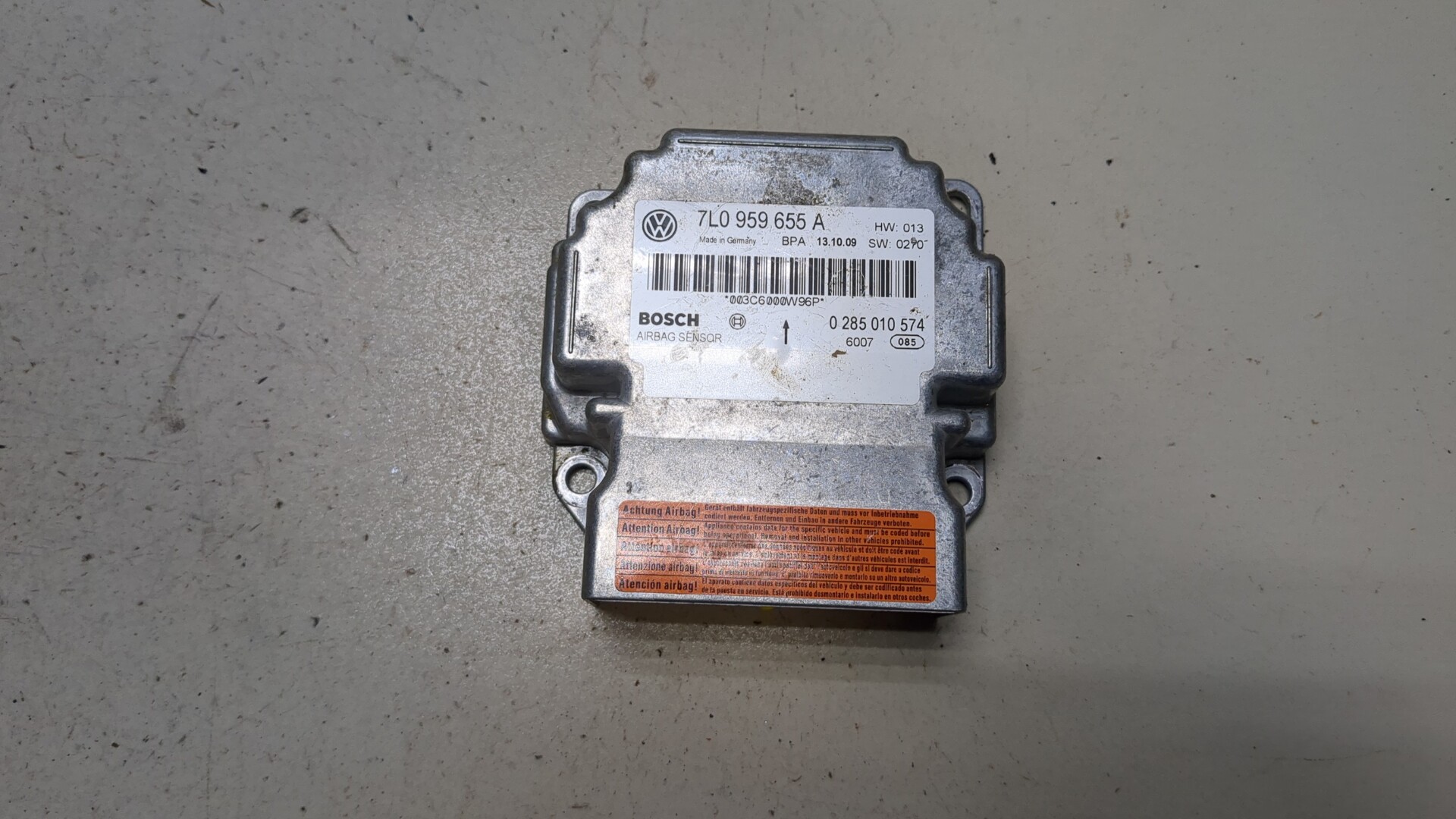 Блок управления подушек безопасности (AIR BAG)