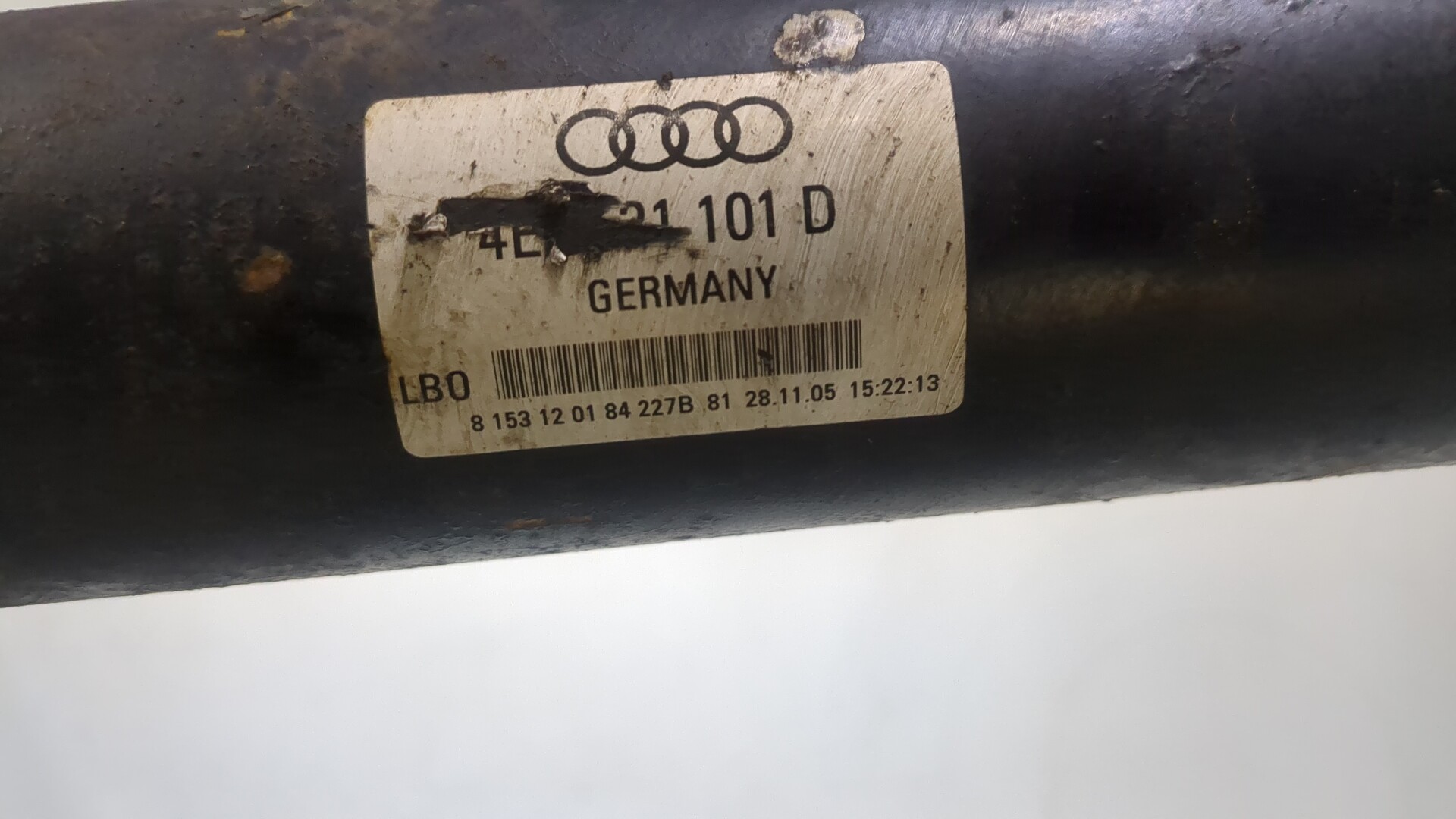 Вал карданный задний