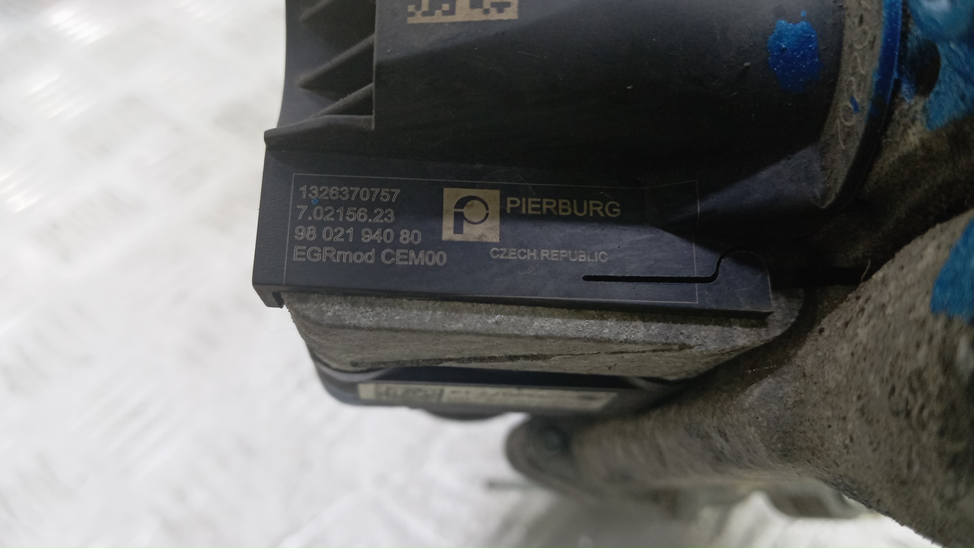 Клапан рециркуляции выхлопных газов (EGR)