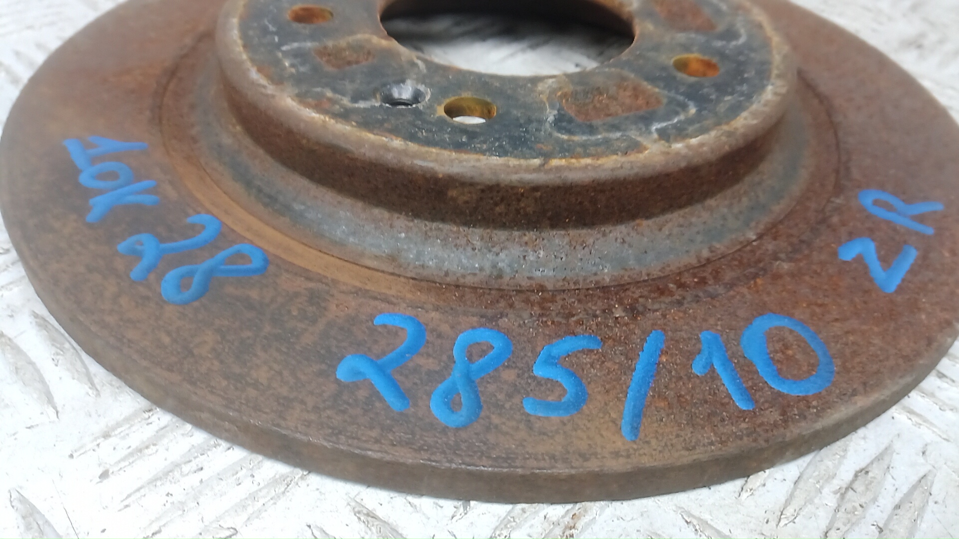 Диск тормозной задний