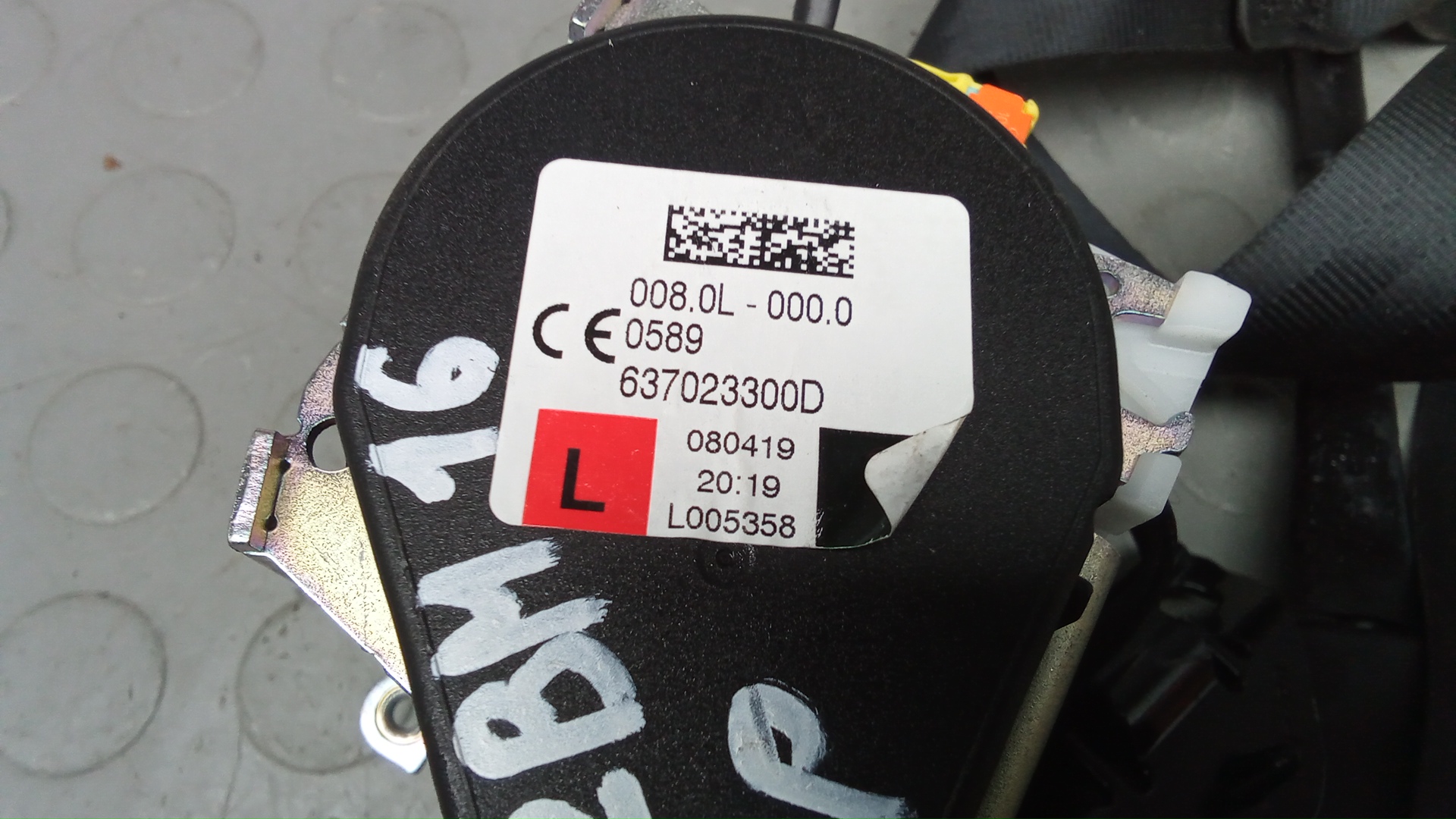 Ремень безопасности с пиропатроном