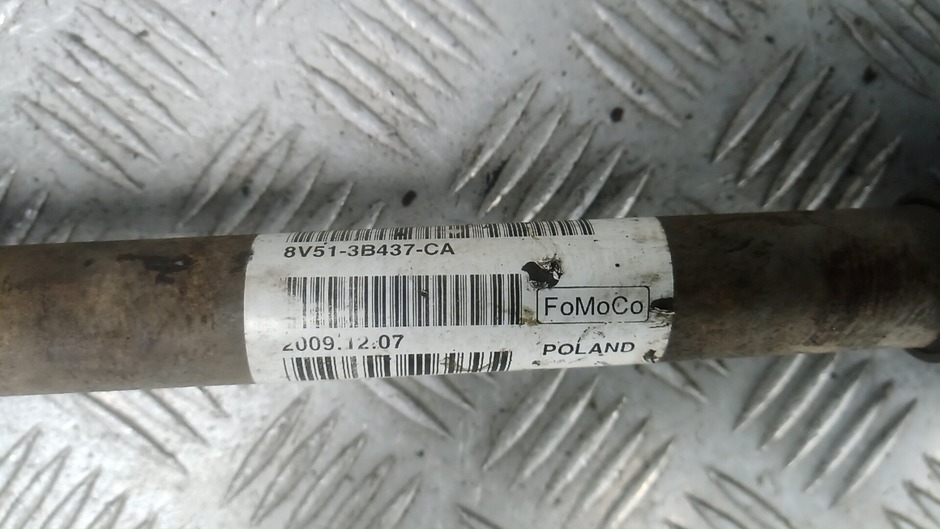 Полуось передняя левая