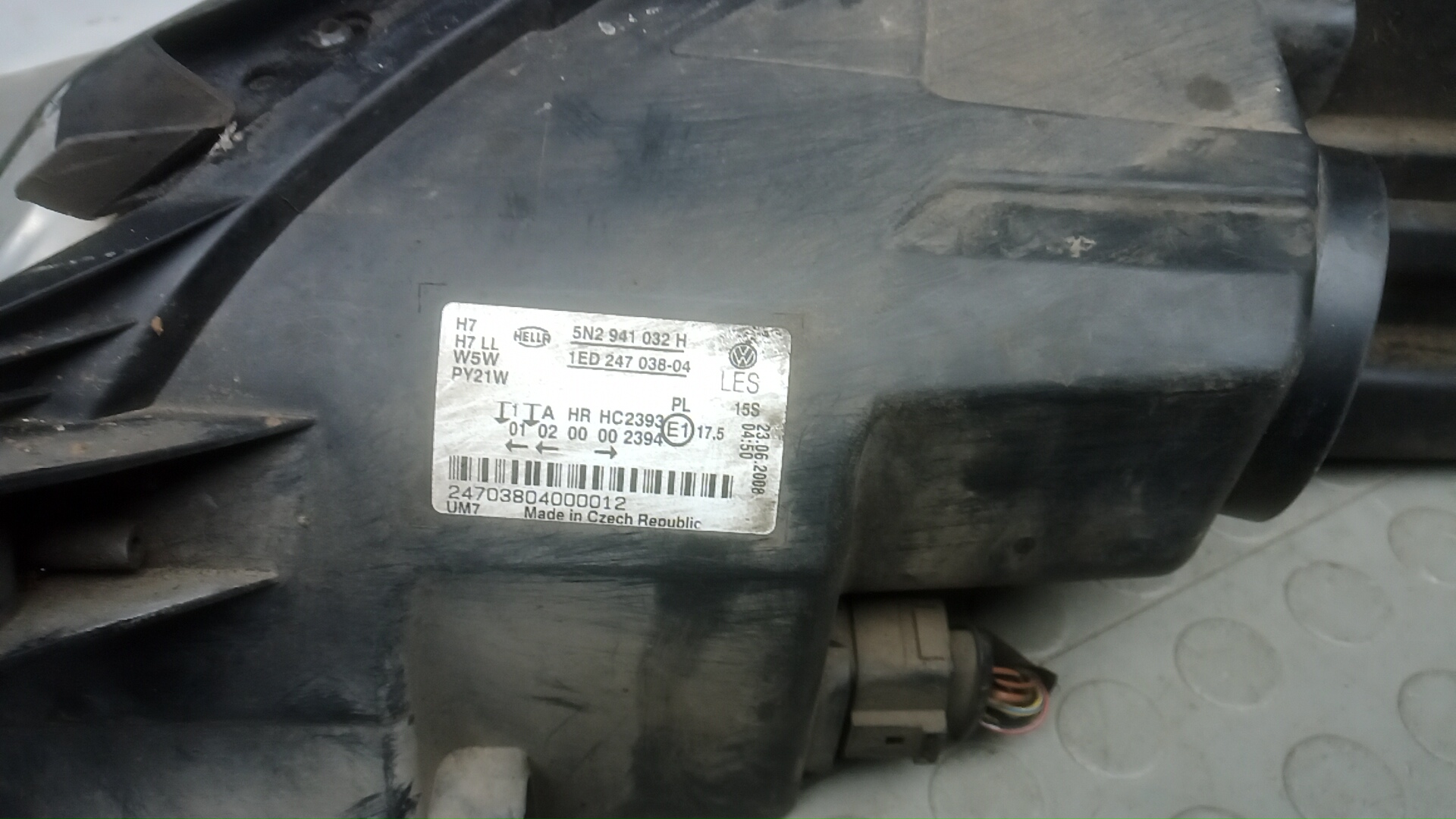 Фара правая