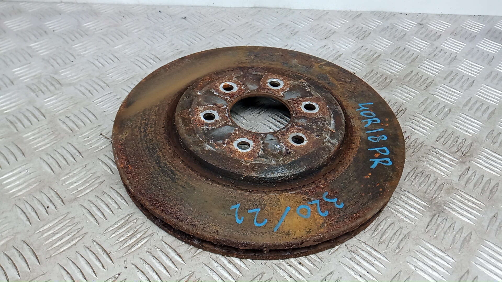 Диск тормозной передний вентилируемый