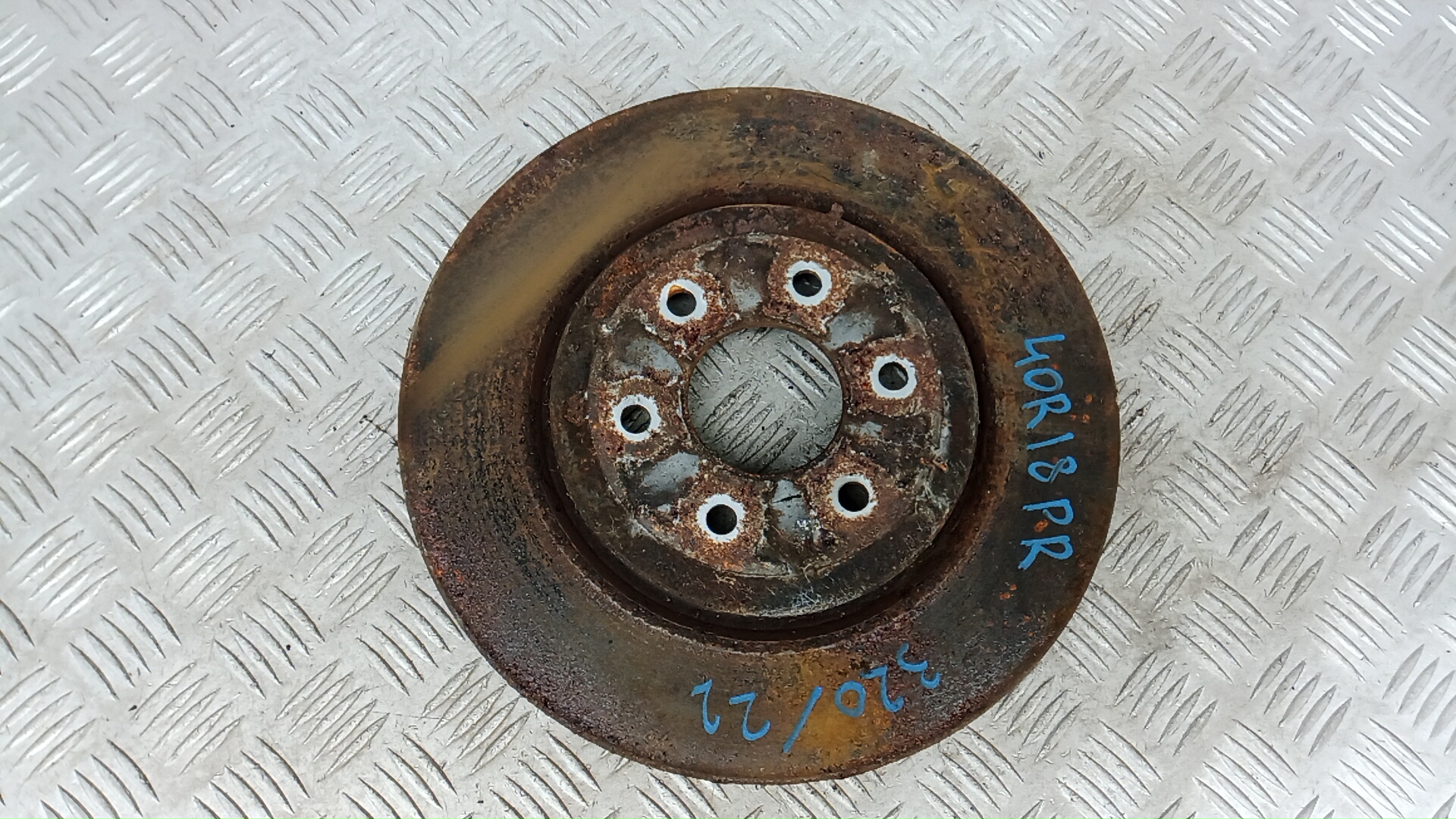 Диск тормозной передний вентилируемый