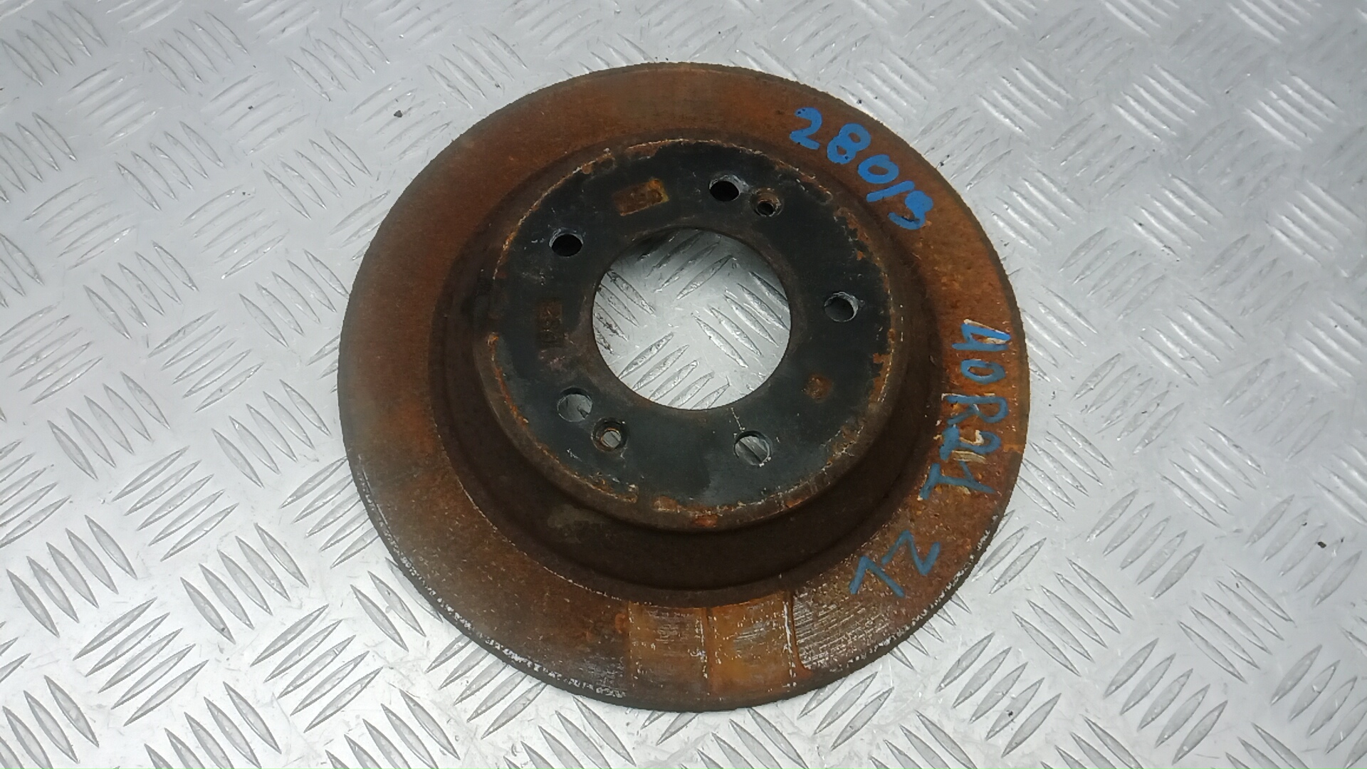 Диск тормозной задний