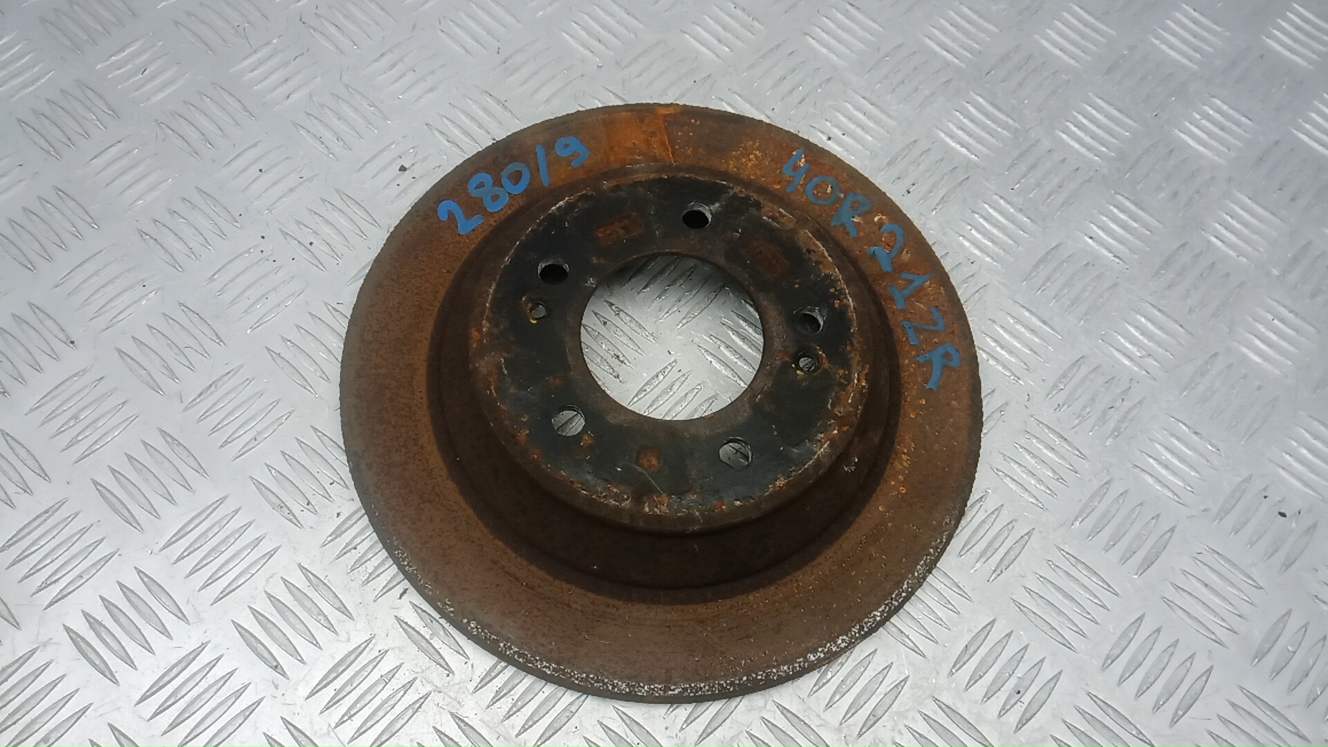 Диск тормозной задний