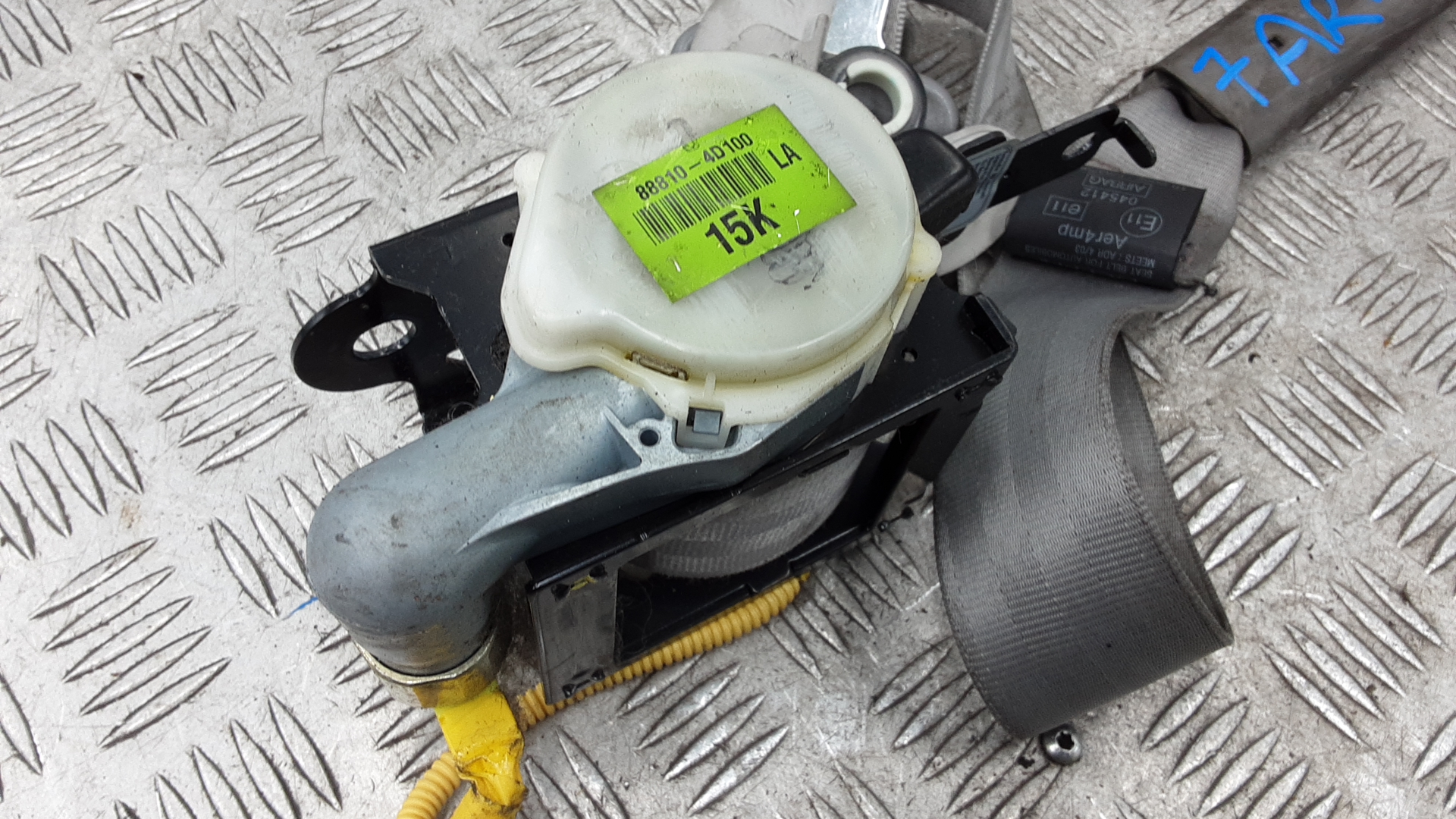 Ремень безопасности с пиропатроном