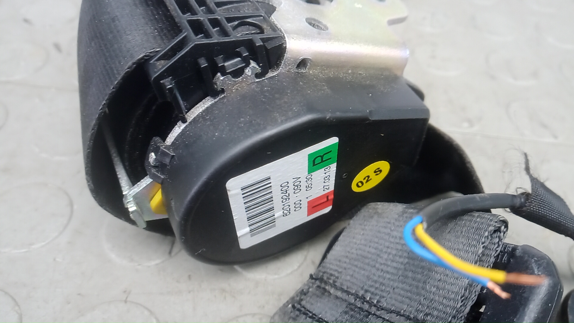 Ремень безопасности с пиропатроном