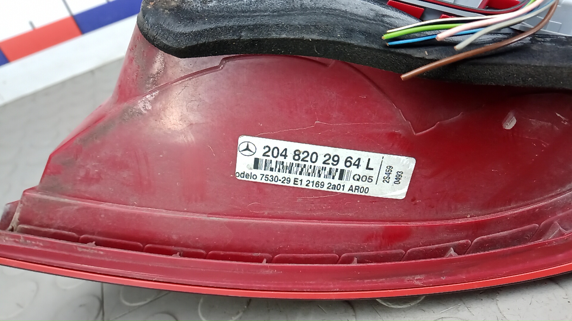 Фонарь задний левый