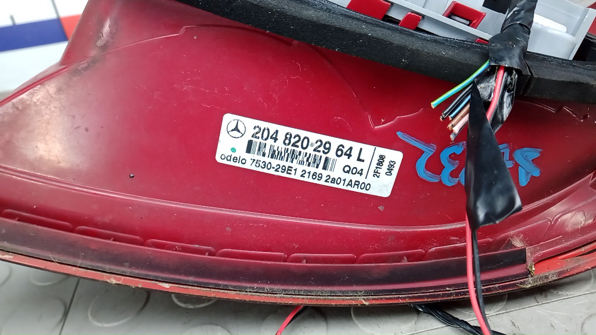 Фонарь задний левый