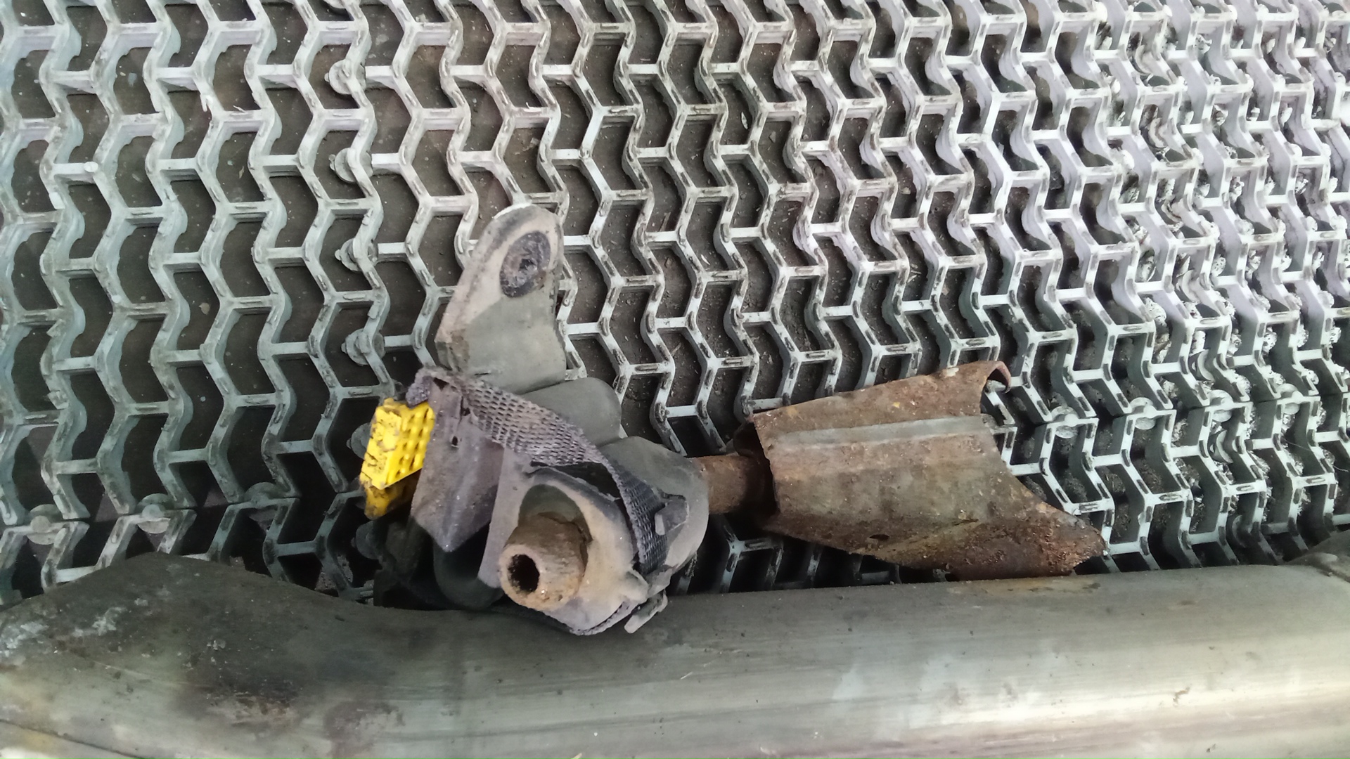 Глушитель задняя часть