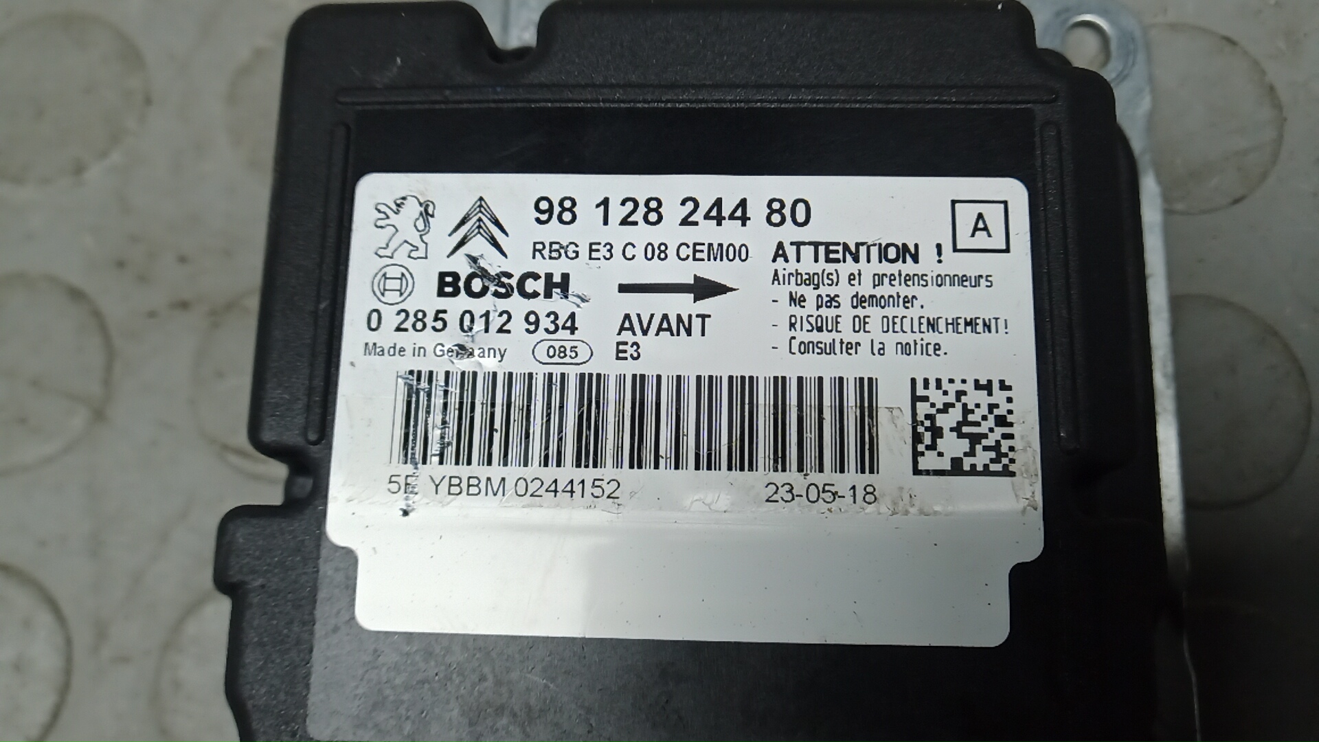 Блок управления подушек безопасности (AIR BAG)