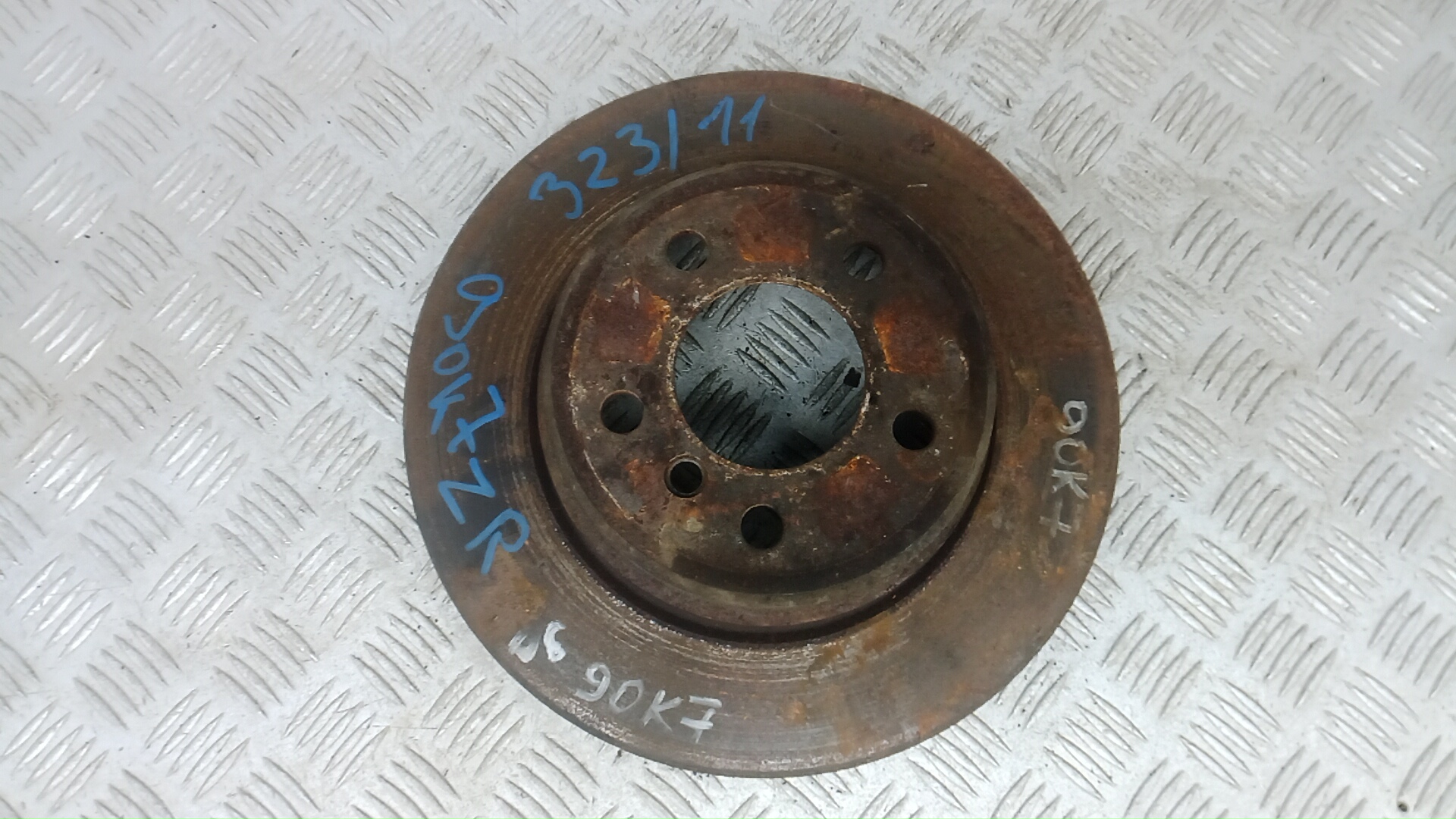 Диск тормозной задний