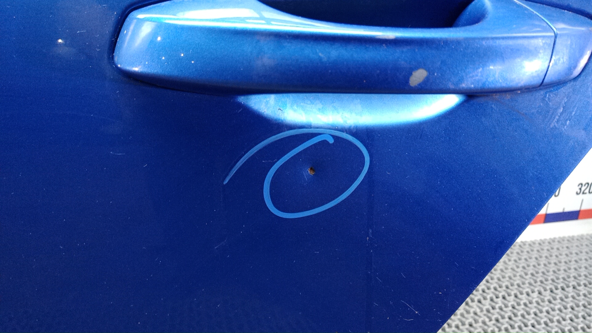 Дверь задняя левая