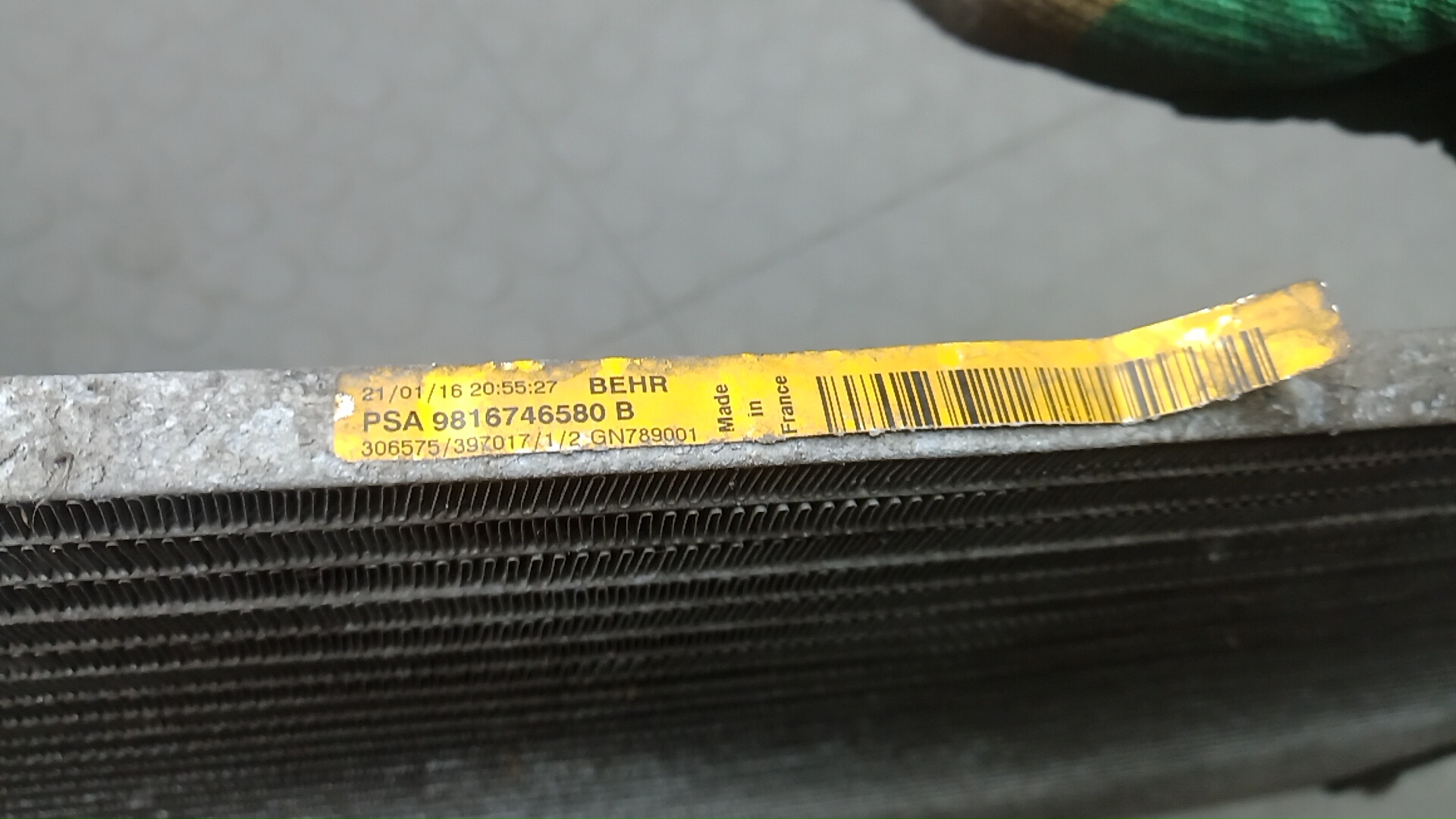 Радиатор кондиционера / конденсер