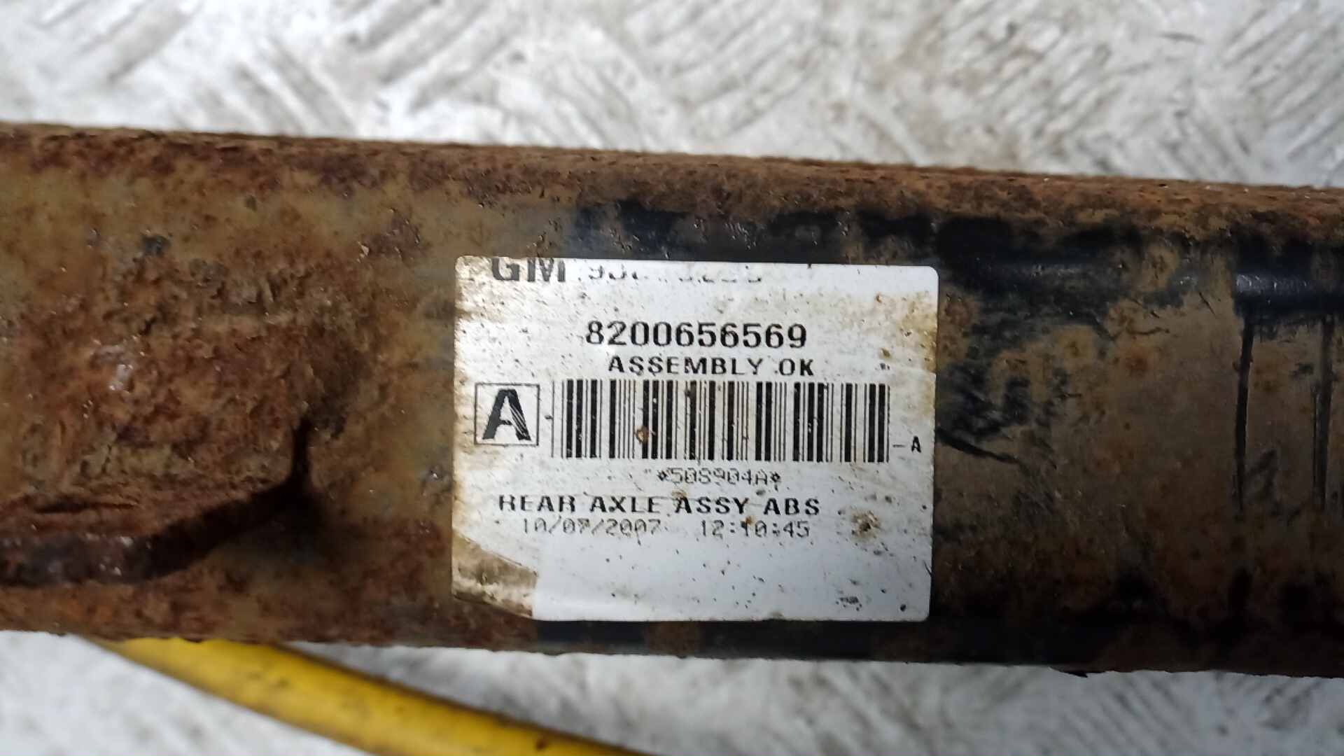 Балка задняя