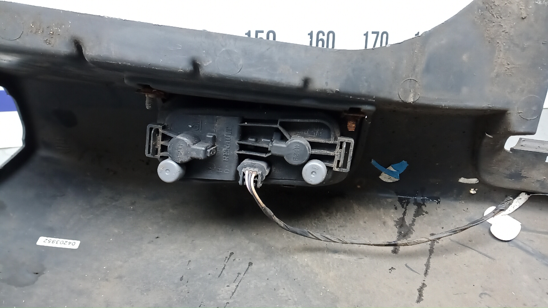 Накладка заднего бампера правая