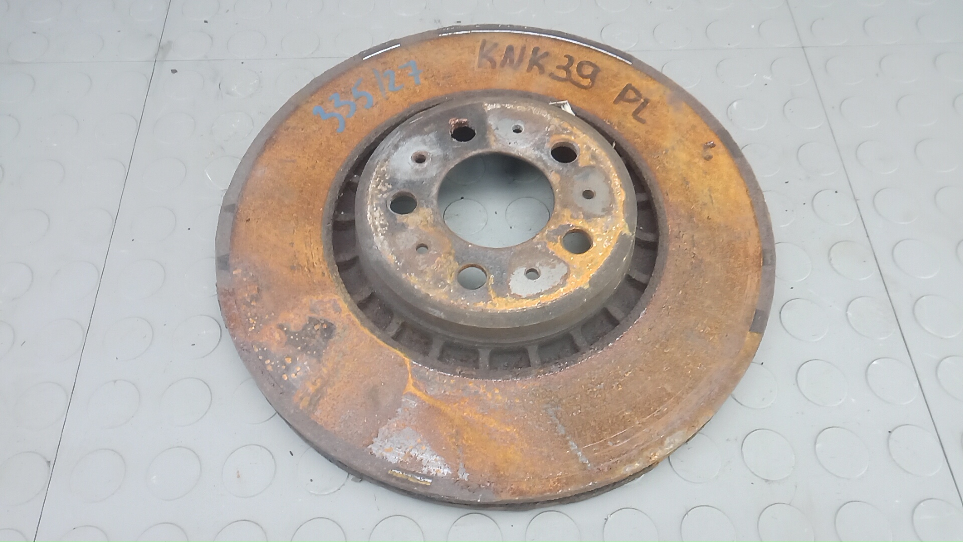 Диск тормозной передний вентилируемый