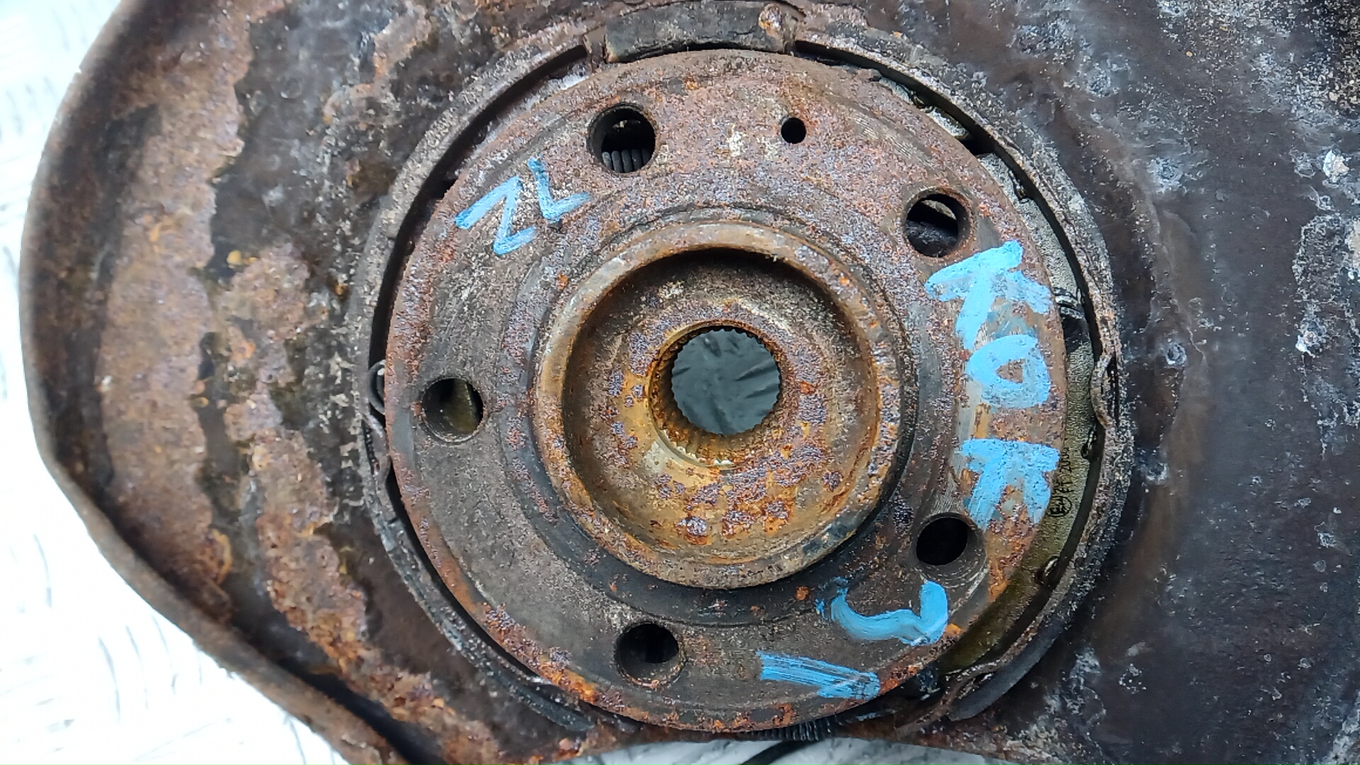 Ступица задняя