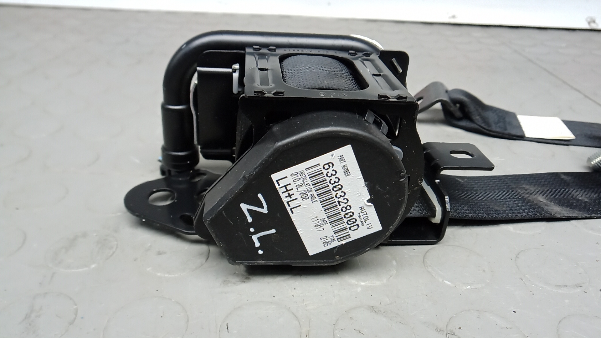 Ремень безопасности с пиропатроном