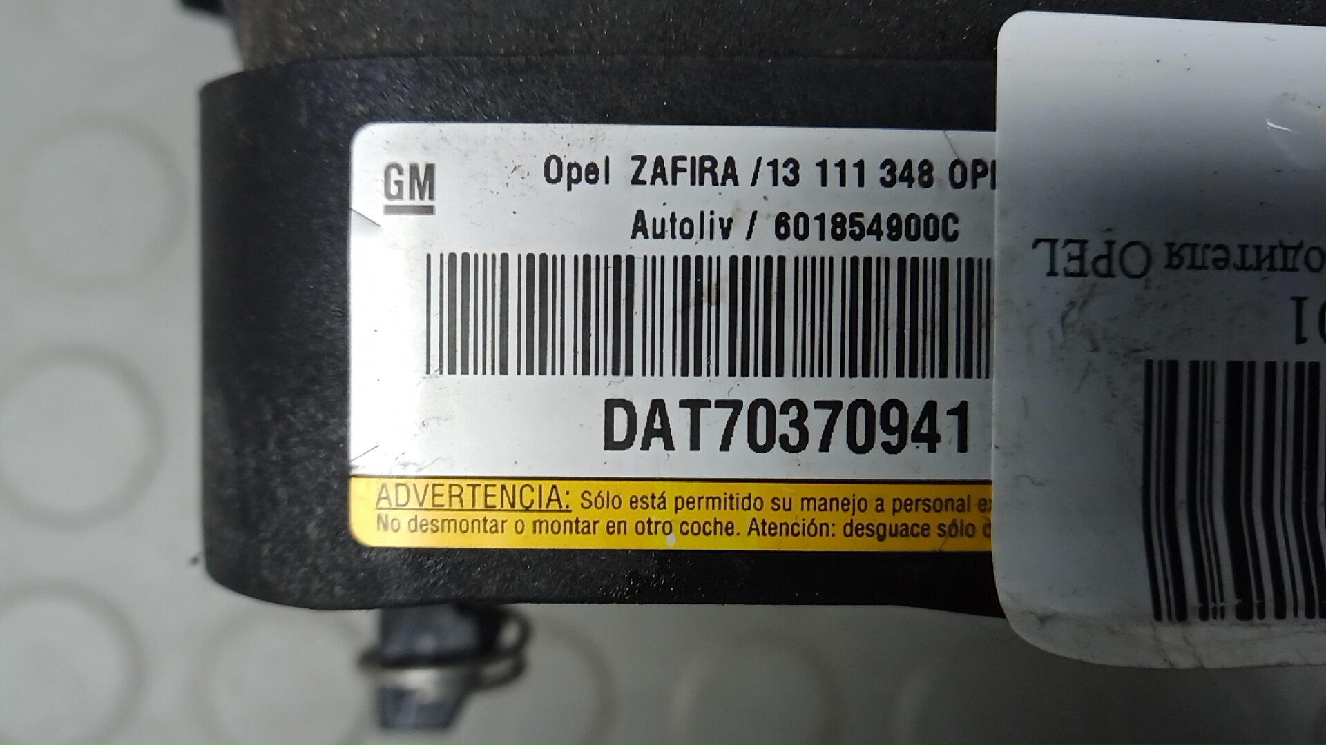 Подушка безопасности в рулевое колесо