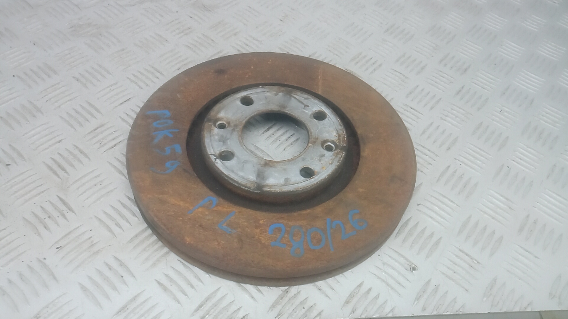 Диск тормозной передний вентилируемый