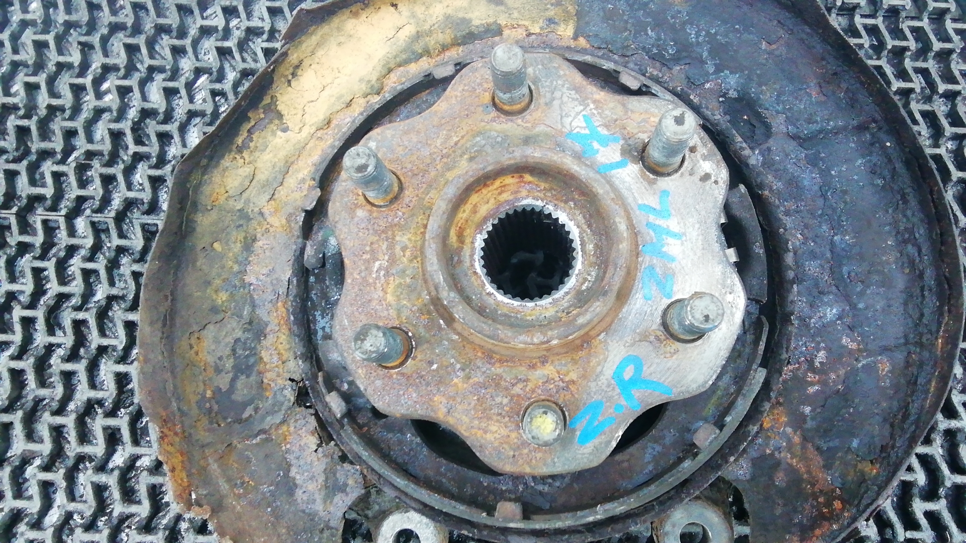 Ступица задняя