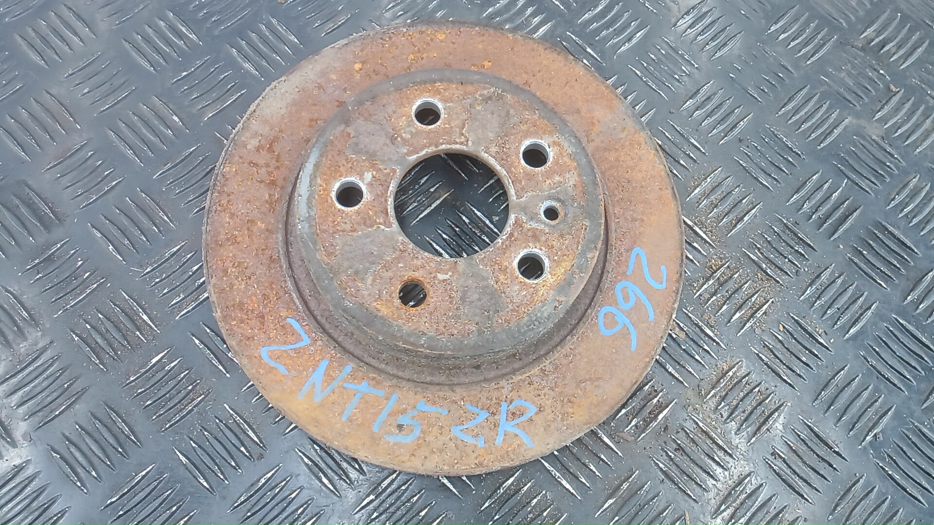 Диск тормозной задний