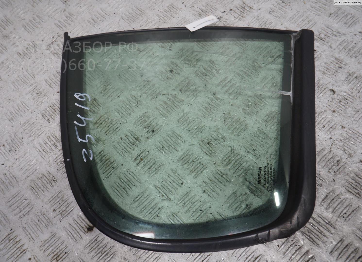 Стекло двери задней правой (форточка)