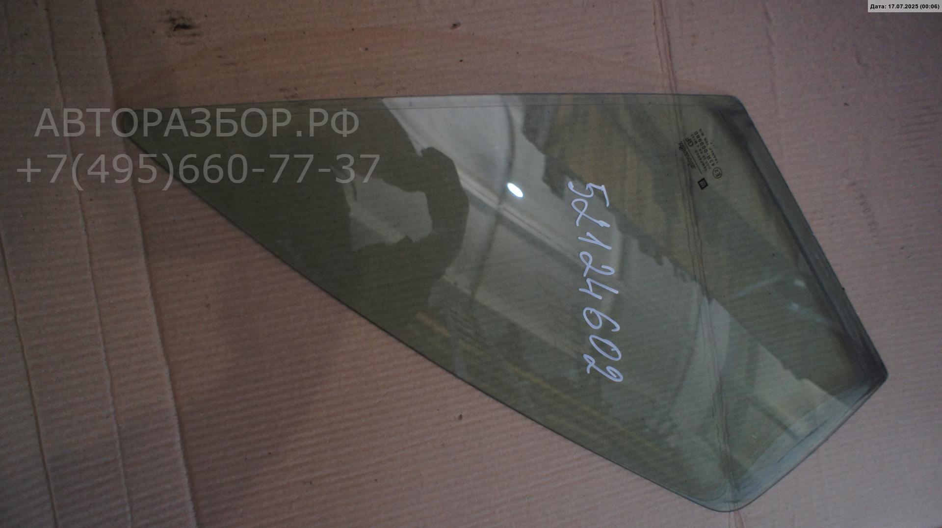 Стекло двери передней левой (форточка)